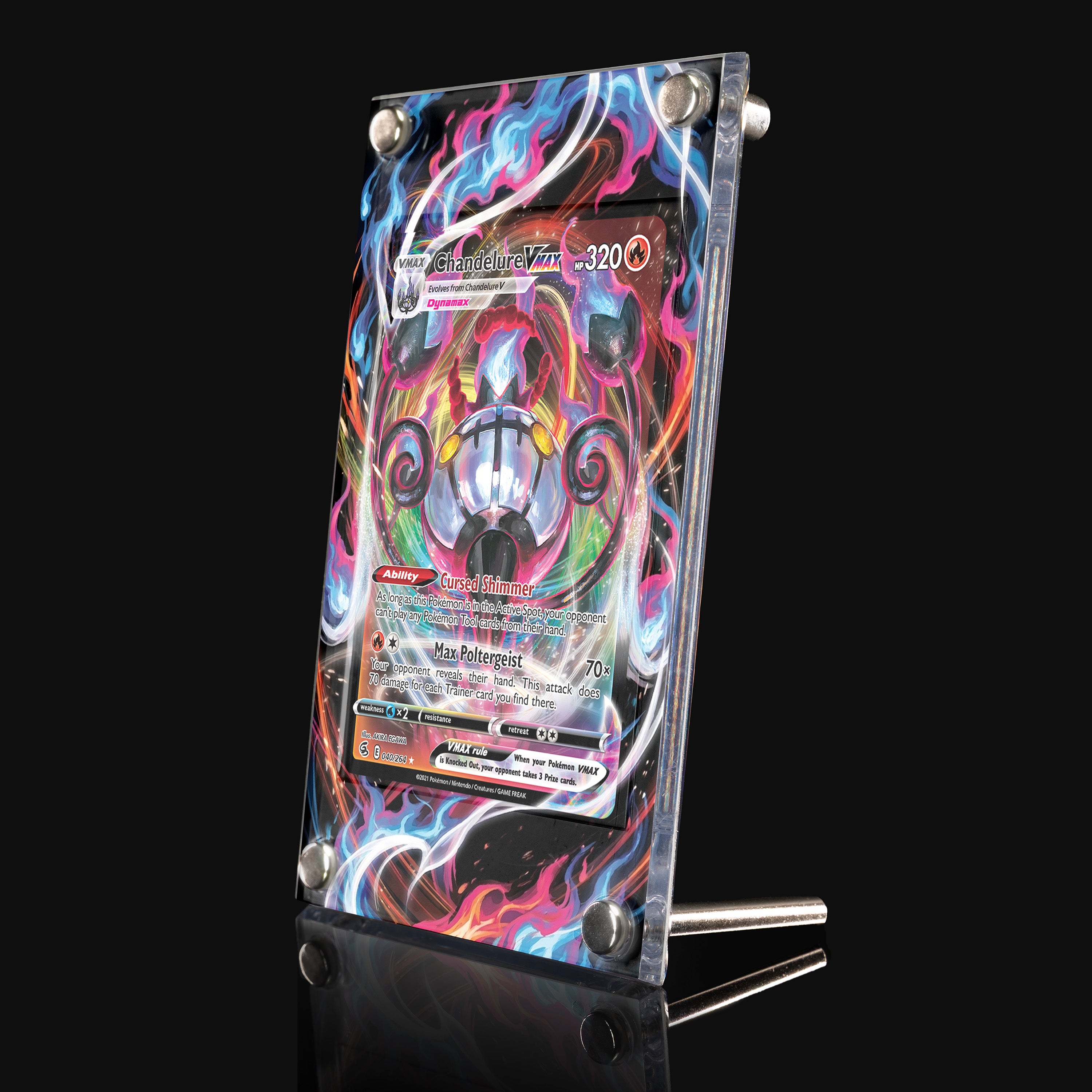 Chandelure VMAX 040 Extended Art Display