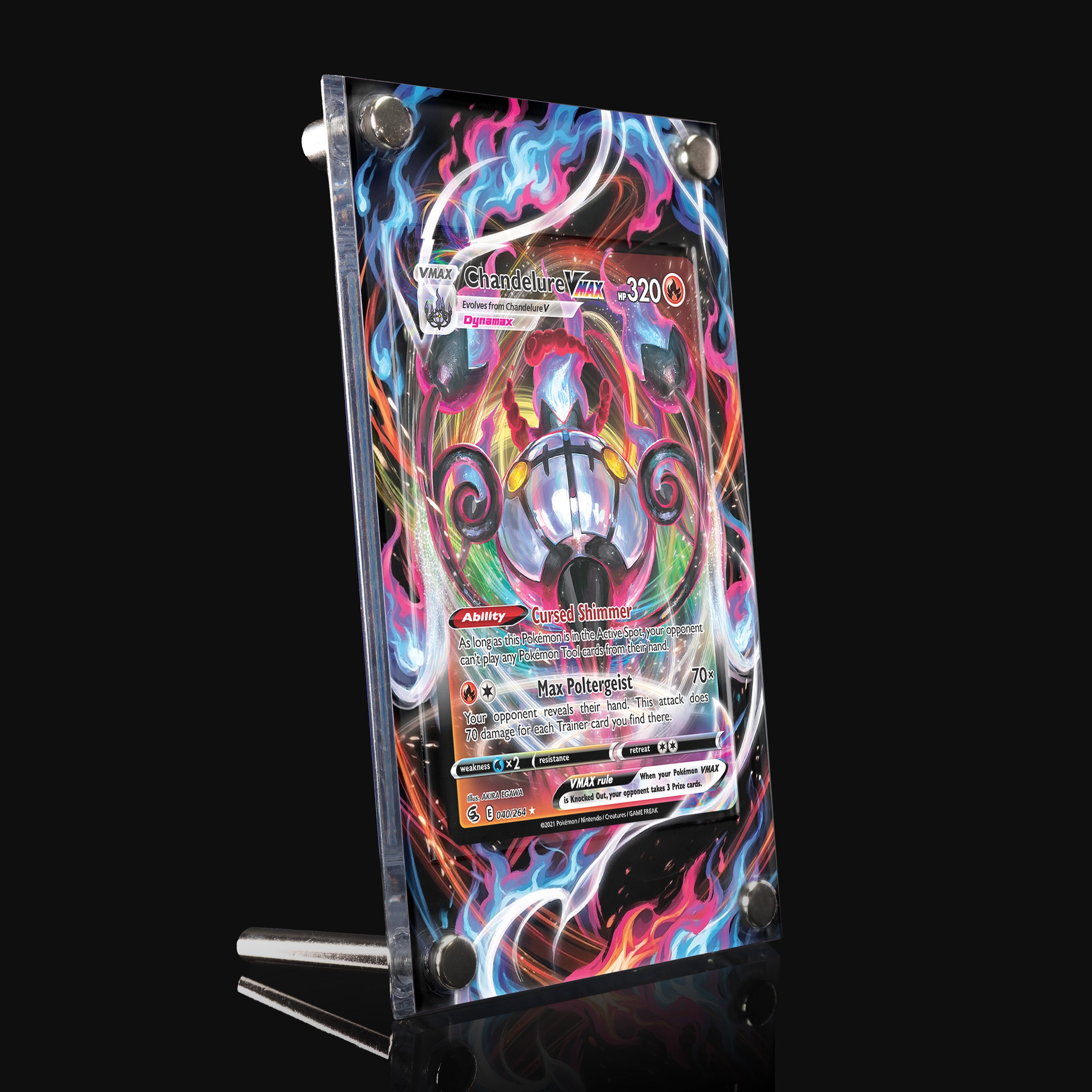 Chandelure VMAX 040 Extended Art Display