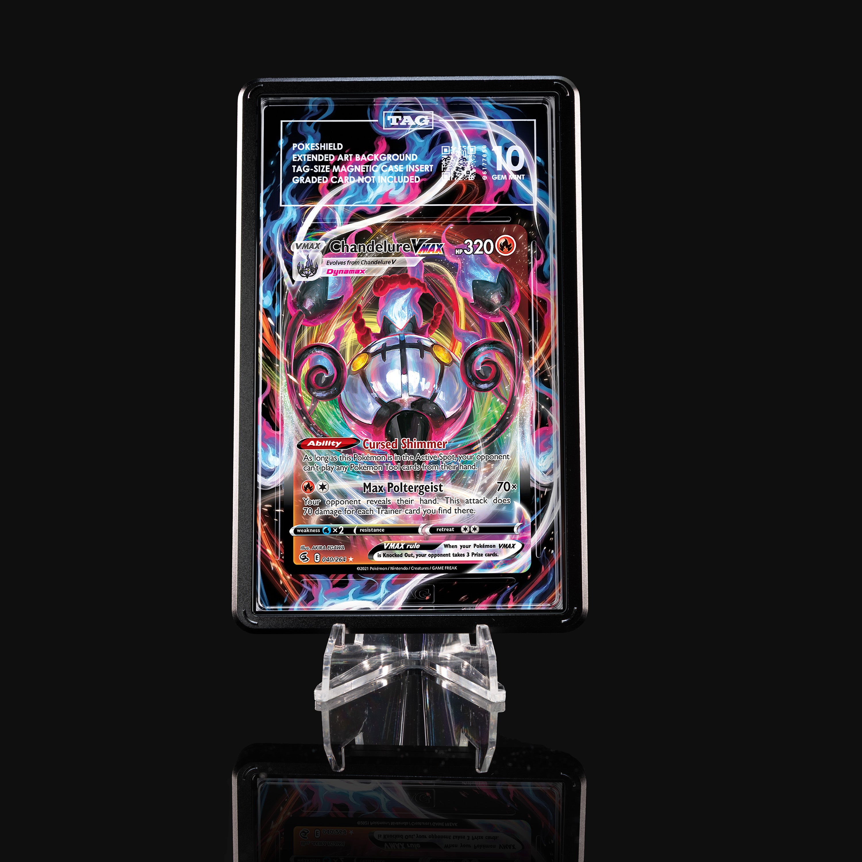 Chandelure VMAX 040 Extended Art Display