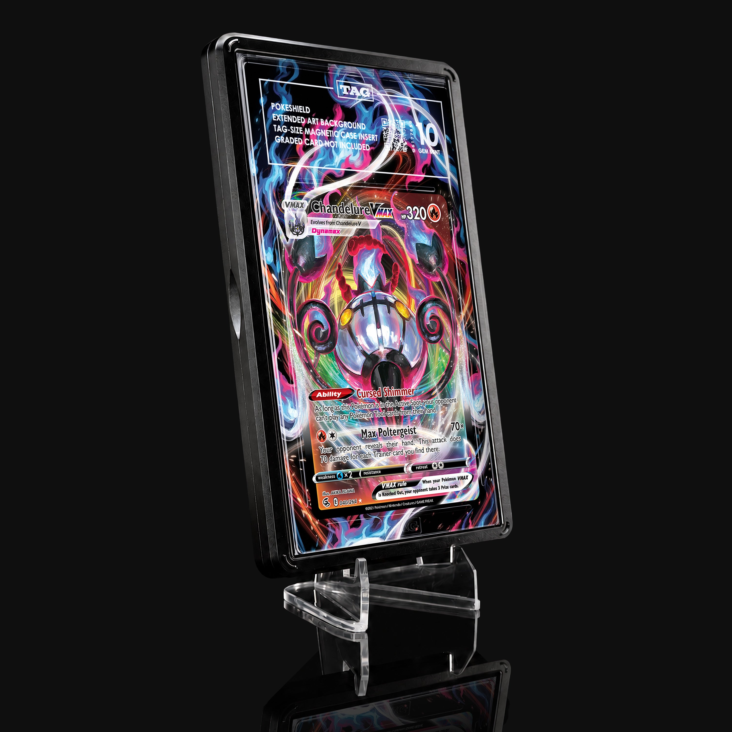Chandelure VMAX 040 Extended Art Display