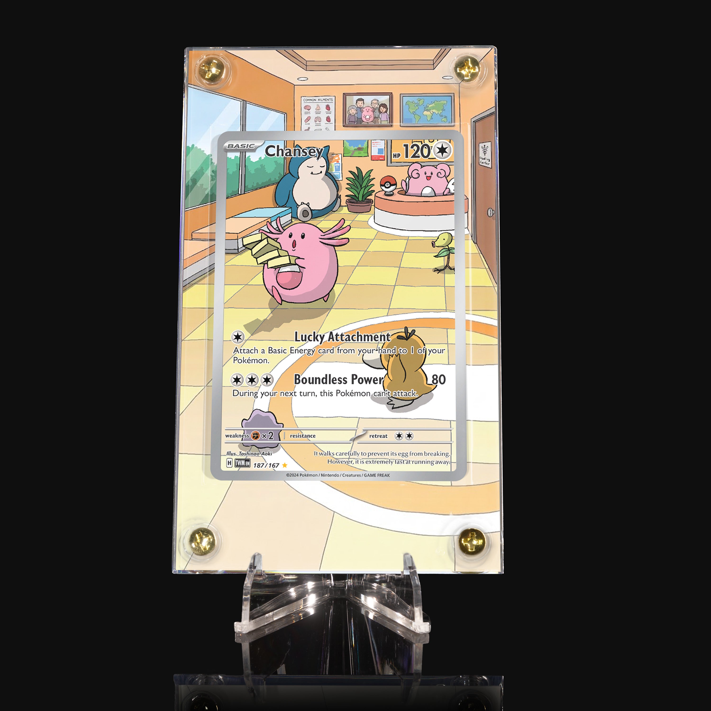 Chansey 187 Extended Art Display