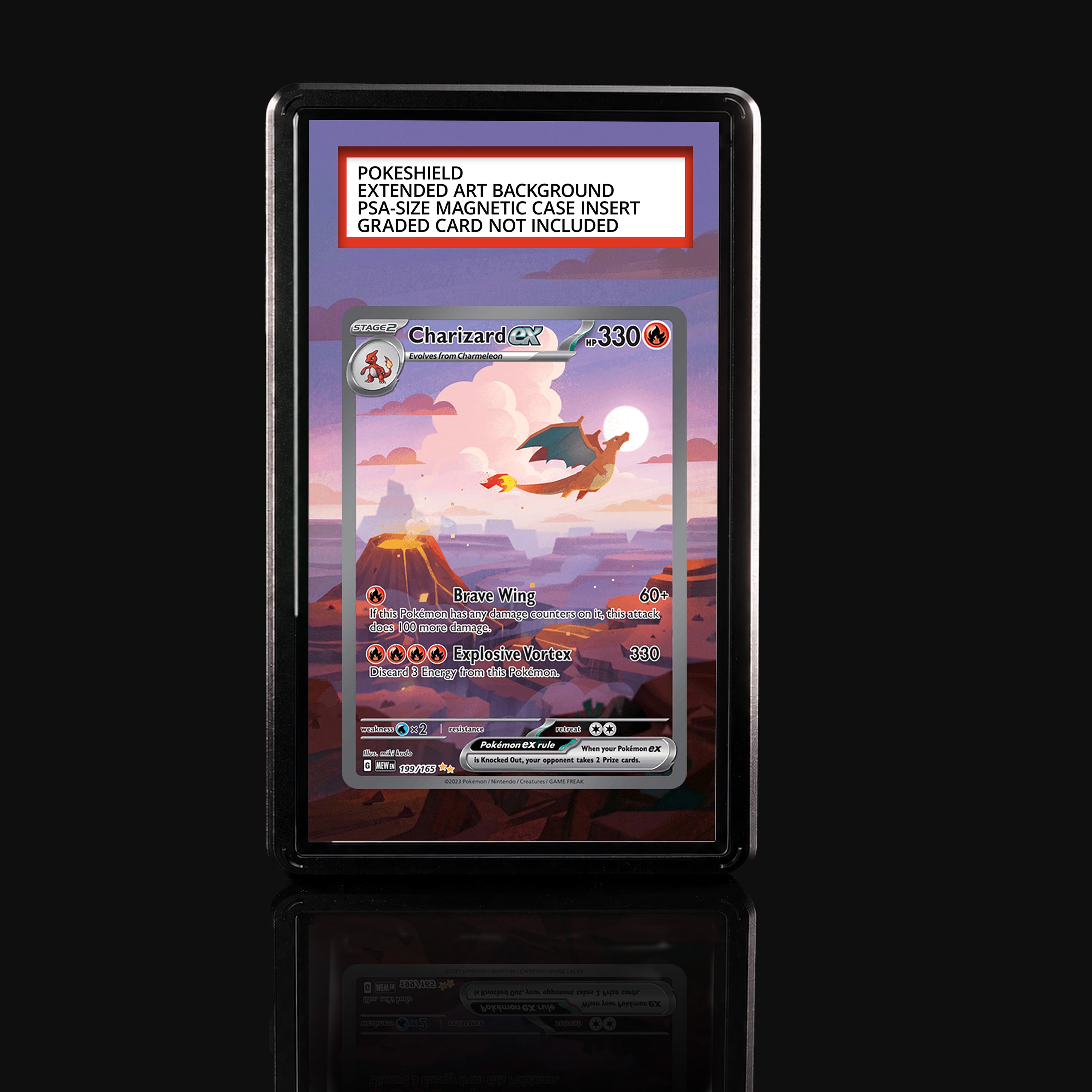 Charizard ex 199 Extended Art Display