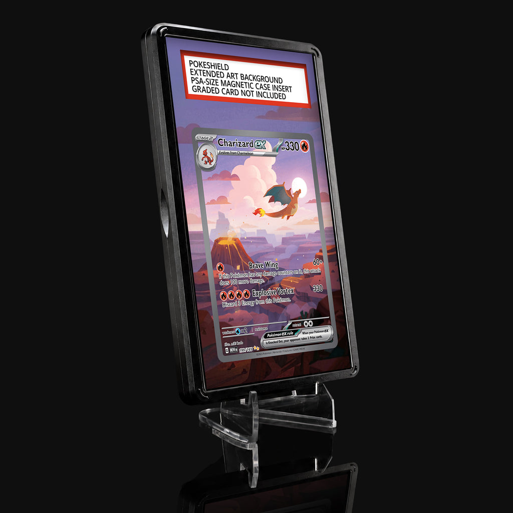 Charizard ex 199 Extended Art Display