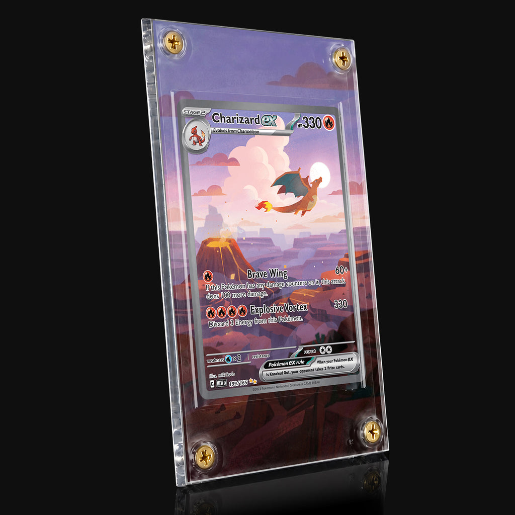 Charizard ex 199 Extended Art Display