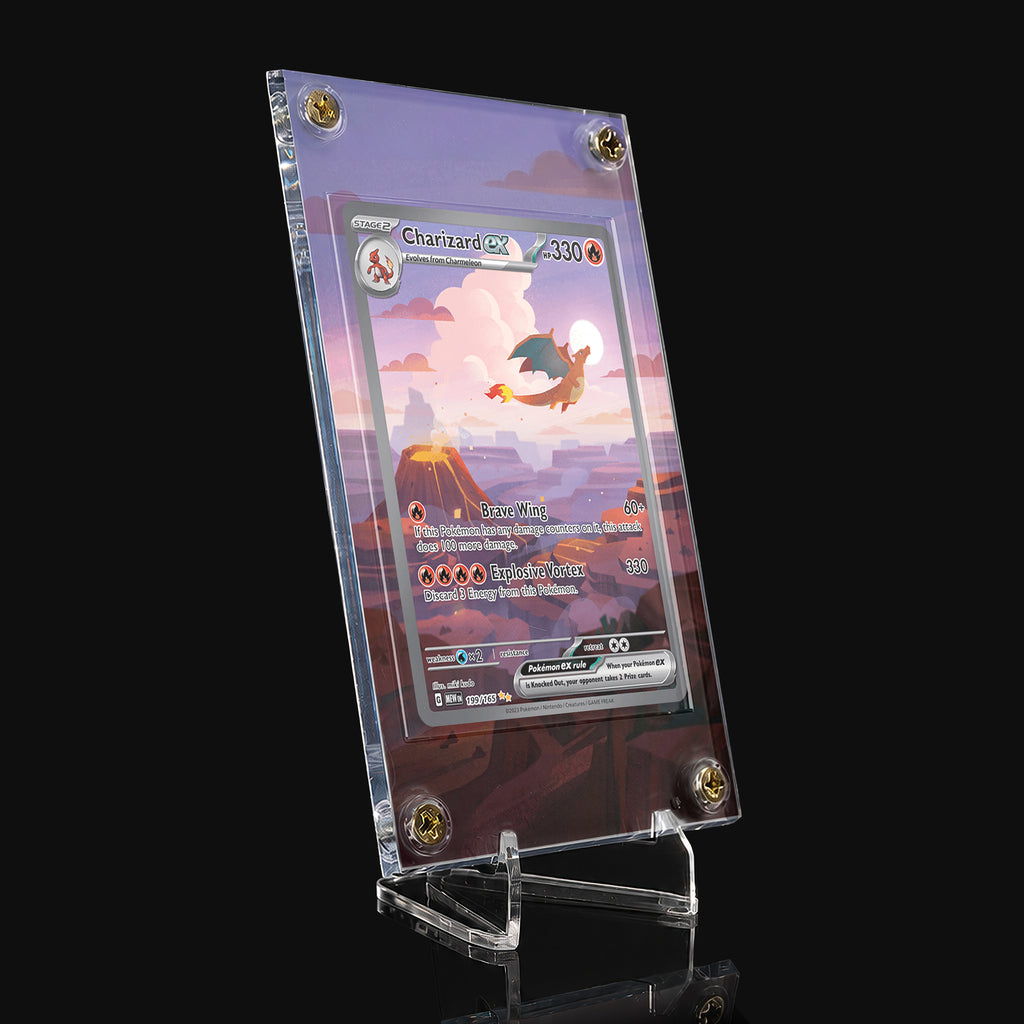 Charizard ex 199 Extended Art Display