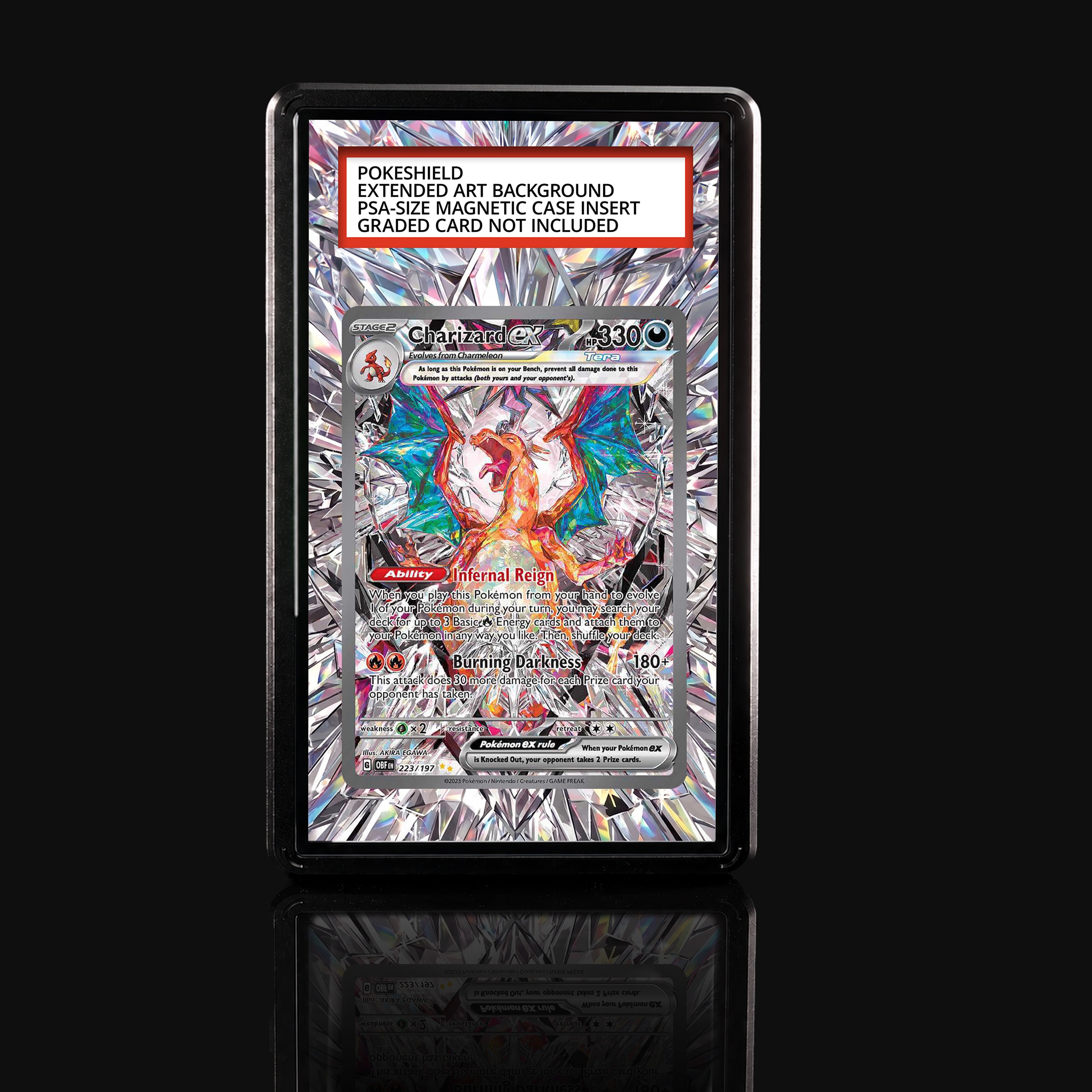 Charizard ex 223 Extended Art Display