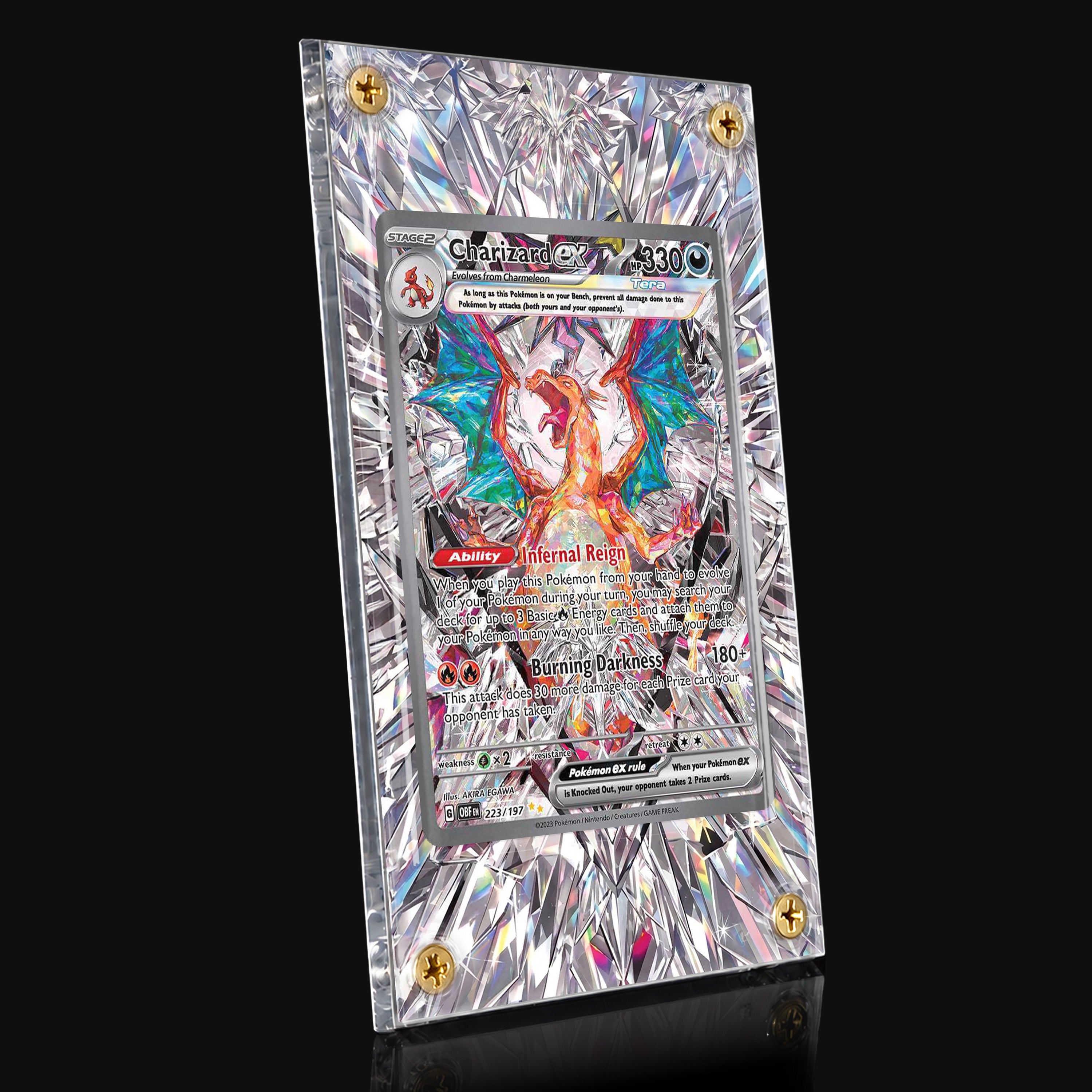 Charizard ex 223 Extended Art Display