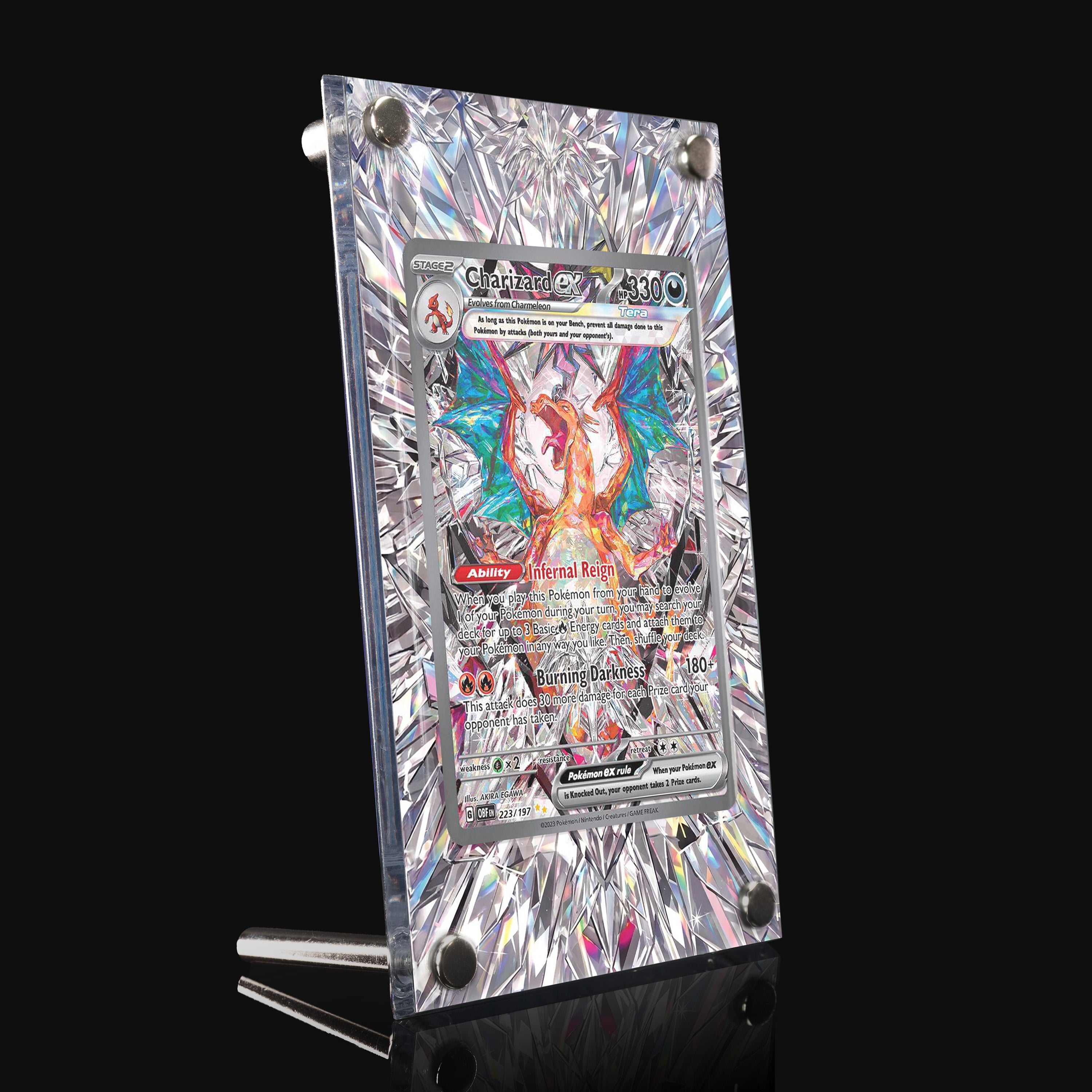 Charizard ex 223 Extended Art Display