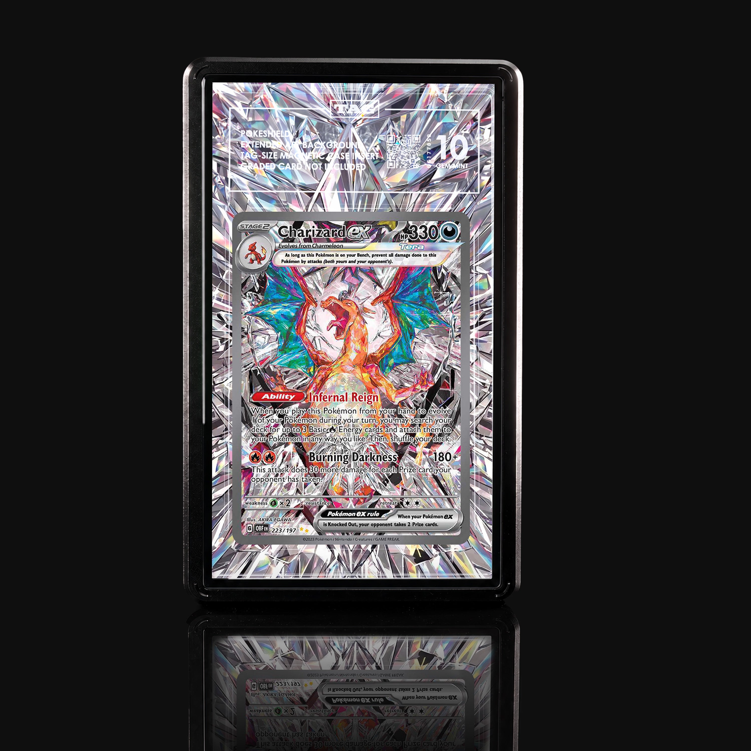 Charizard ex 223 Extended Art Display
