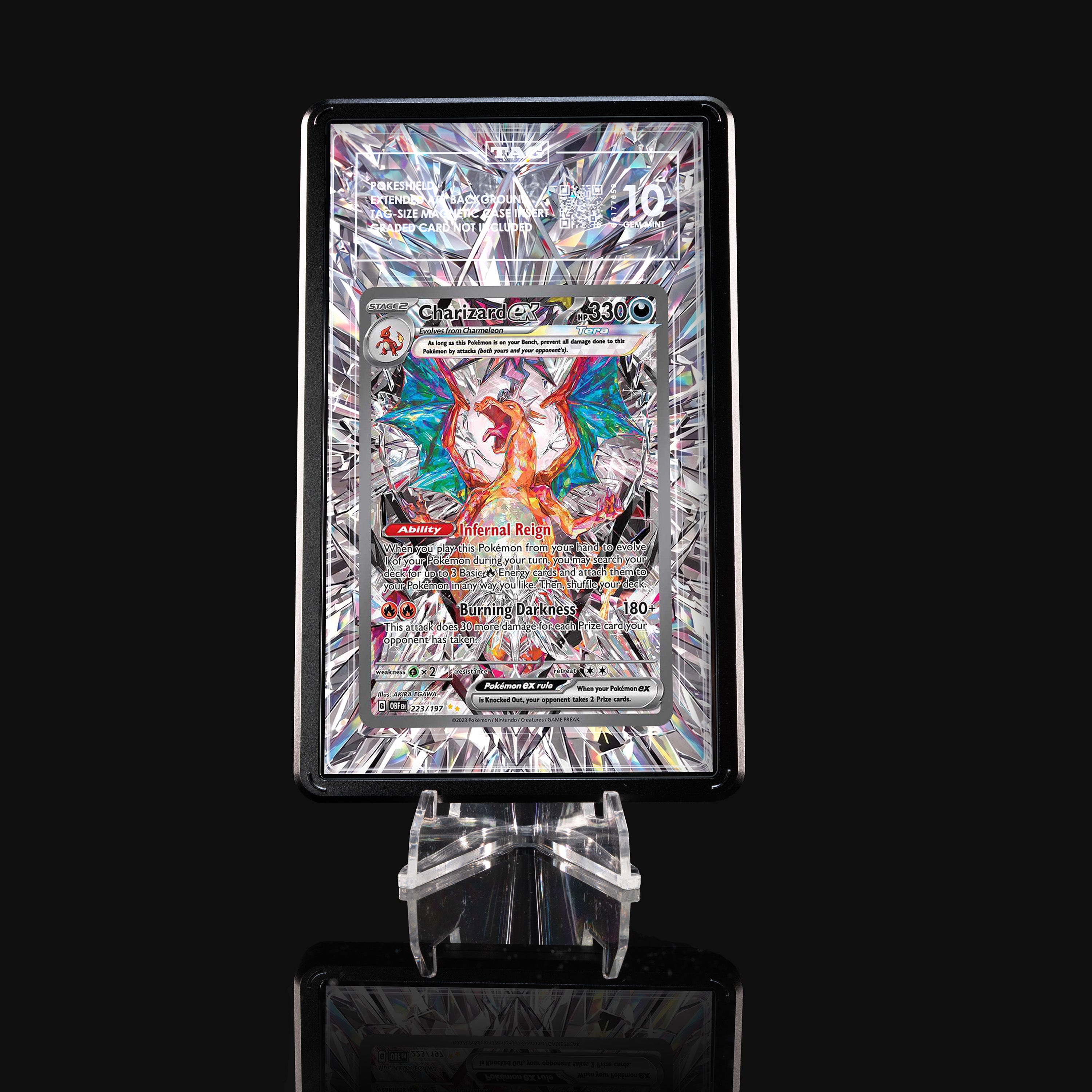 Charizard ex 223 Extended Art Display