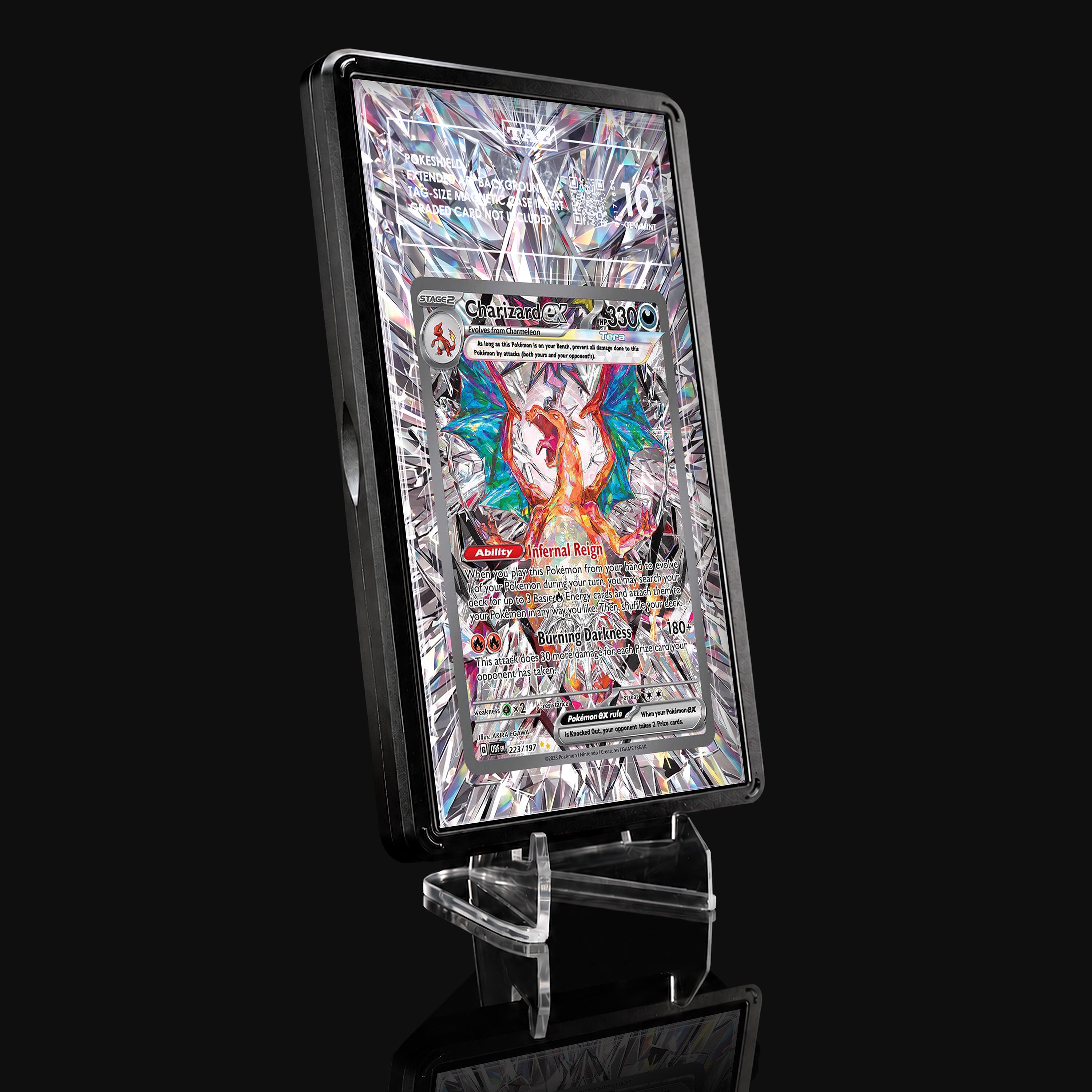 Charizard ex 223 Extended Art Display