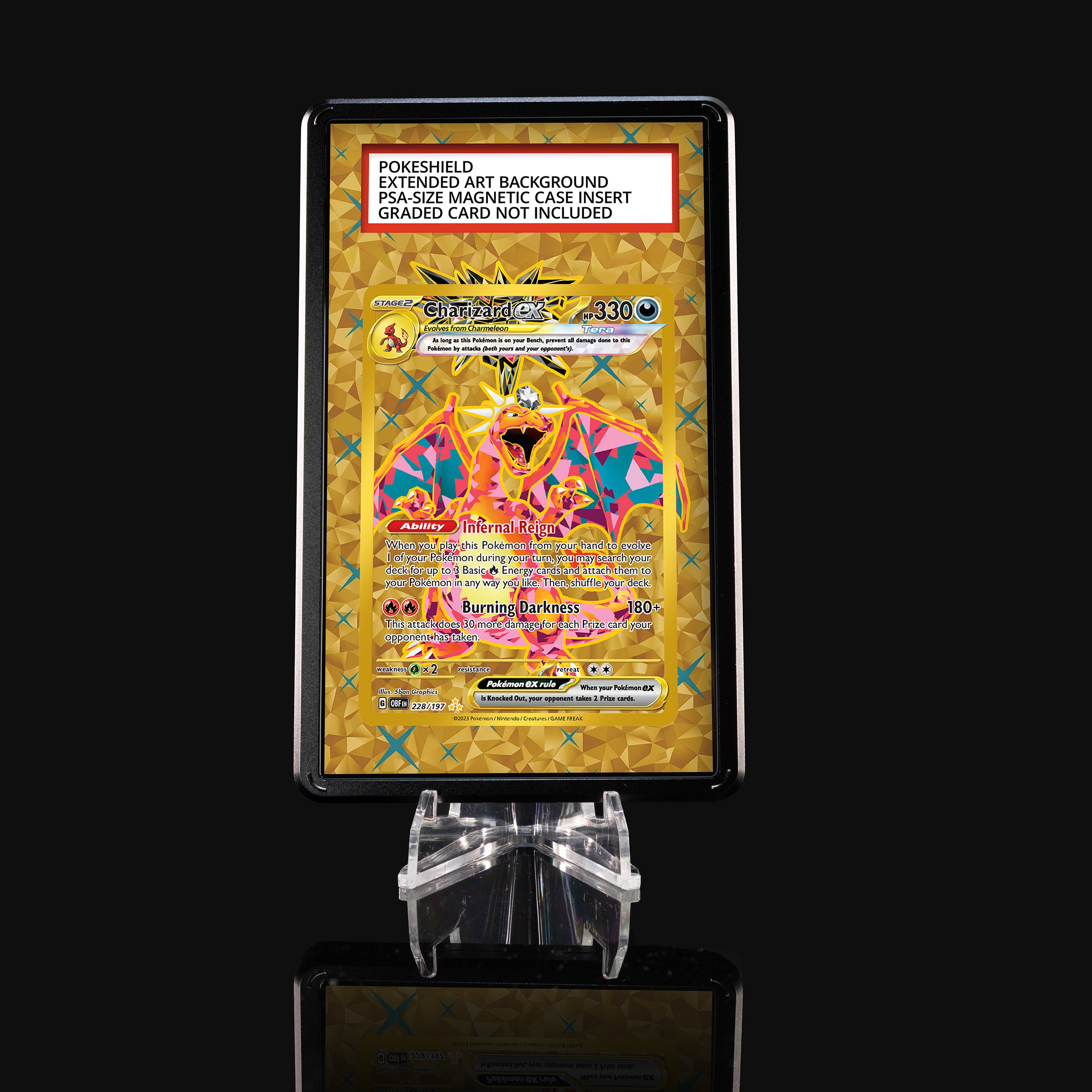 Charizard ex 228 Extended Art Display