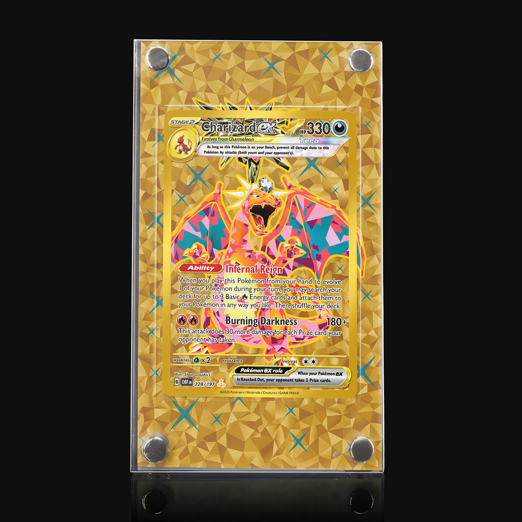 Charizard ex 228 Extended Art Display