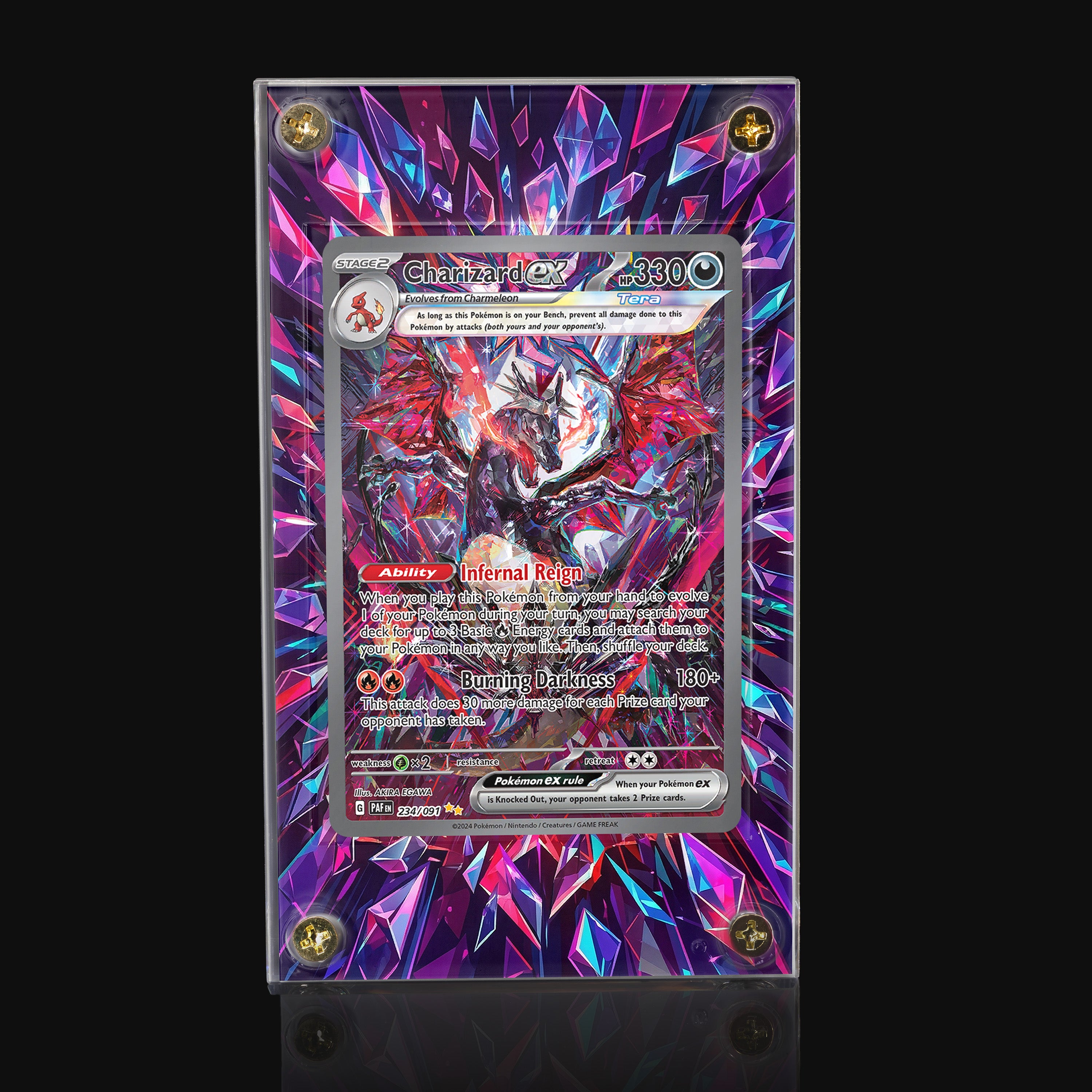 Charizard ex 234 Extended Art Display