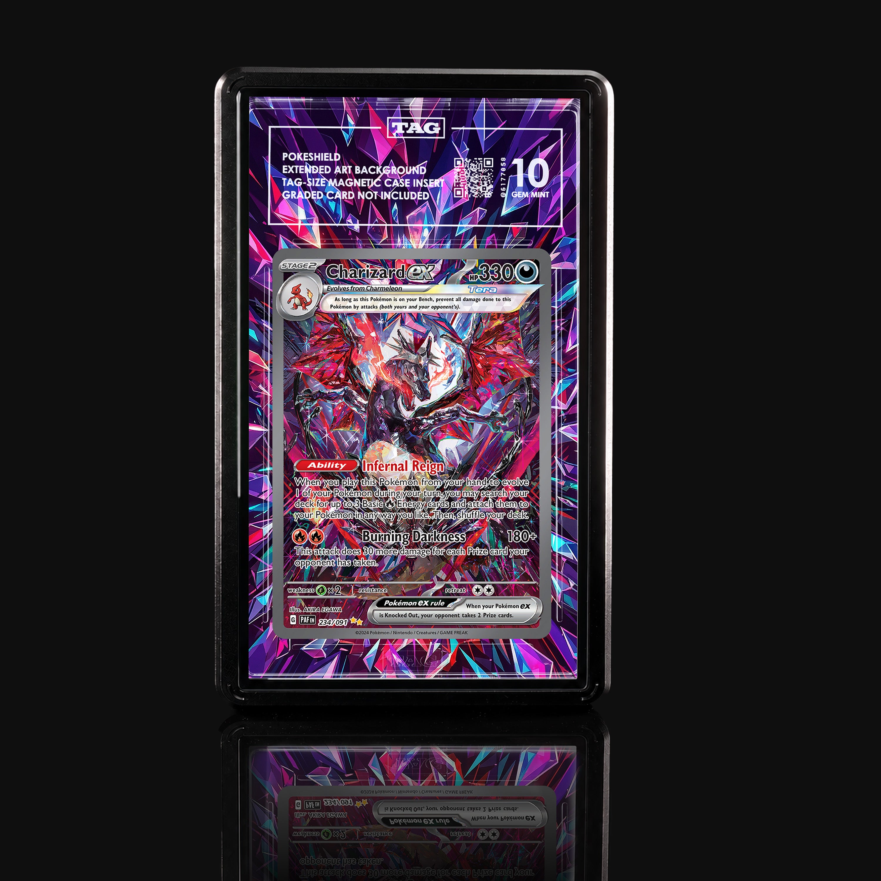 Charizard ex 234 Extended Art Display