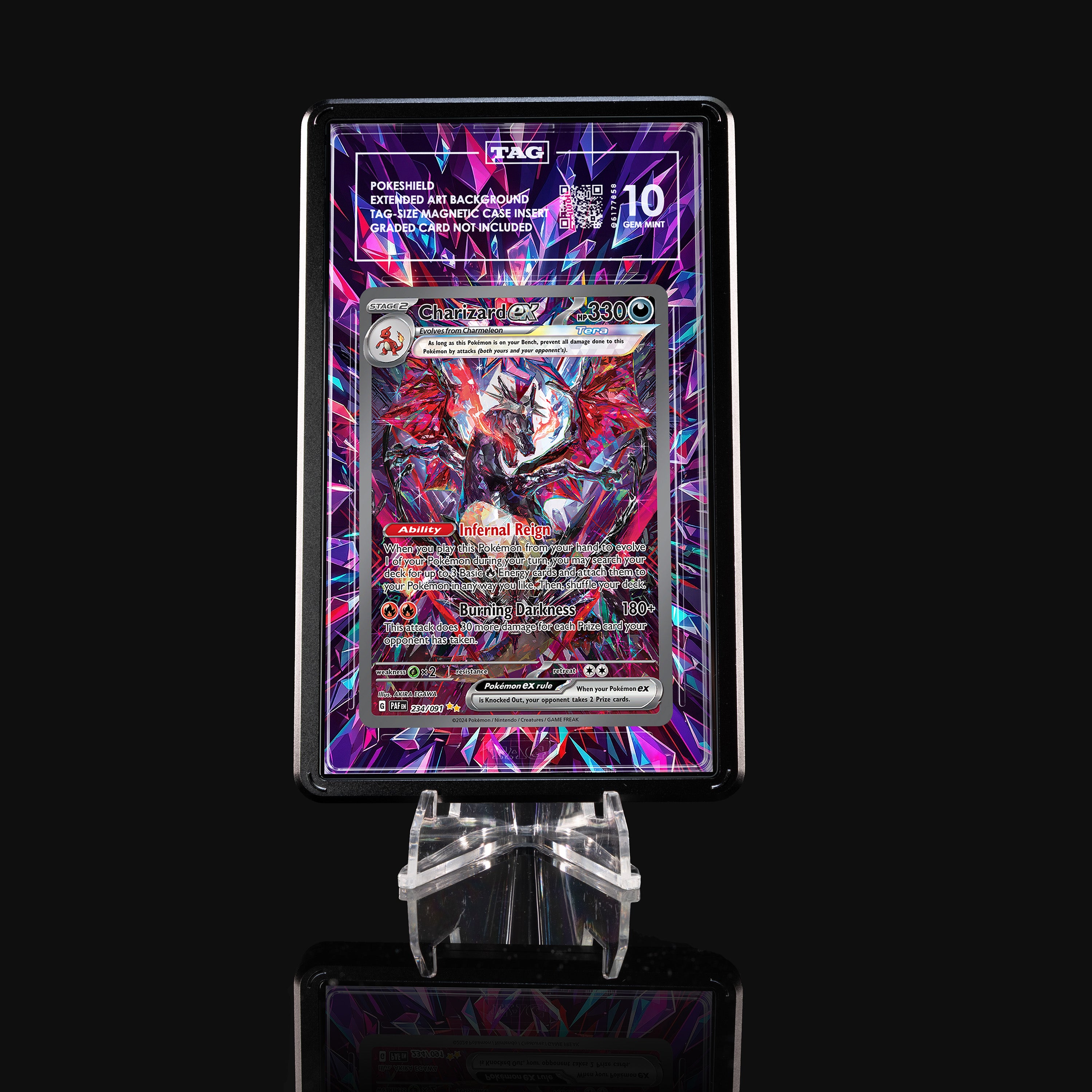 Charizard ex 234 Extended Art Display