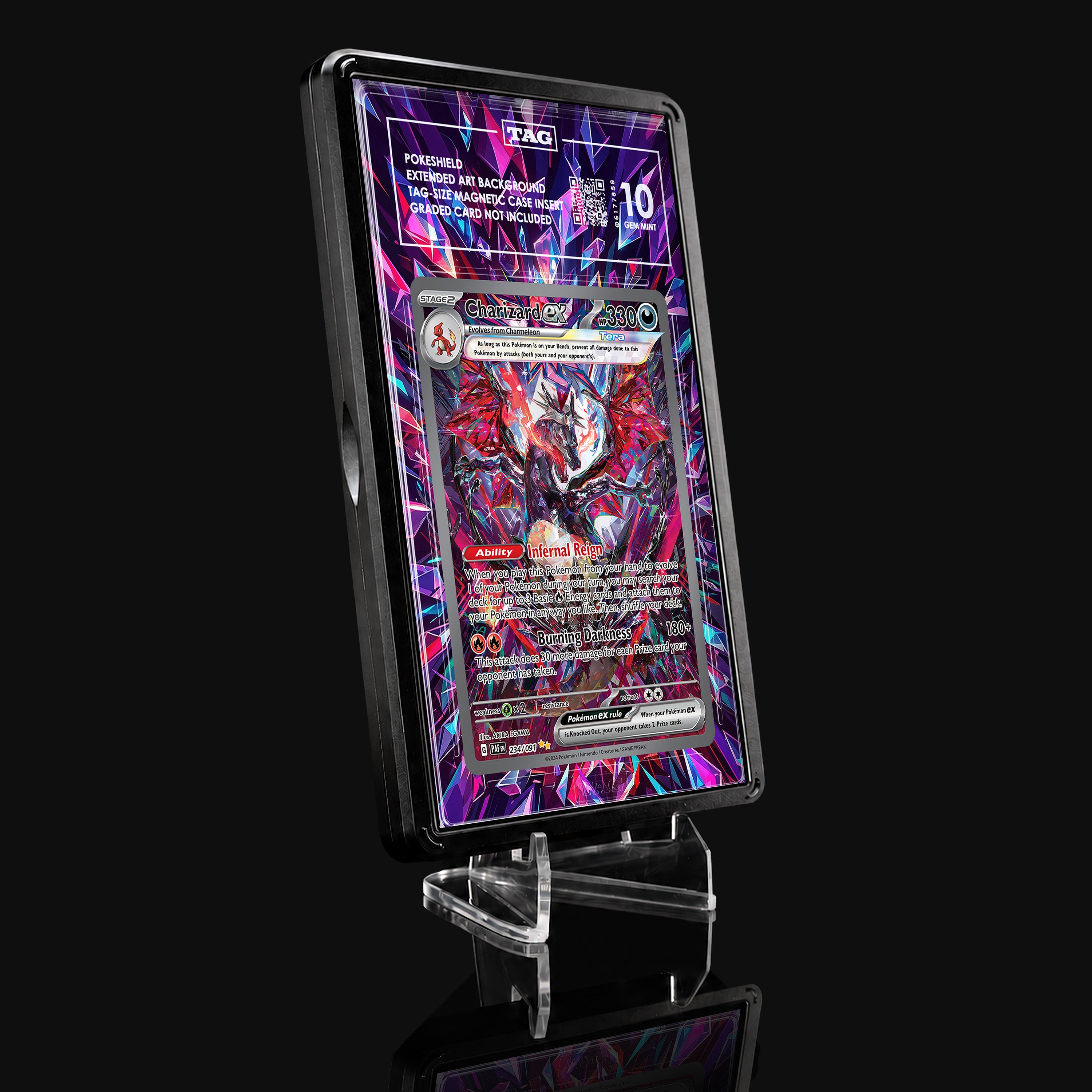 Charizard ex 234 Extended Art Display