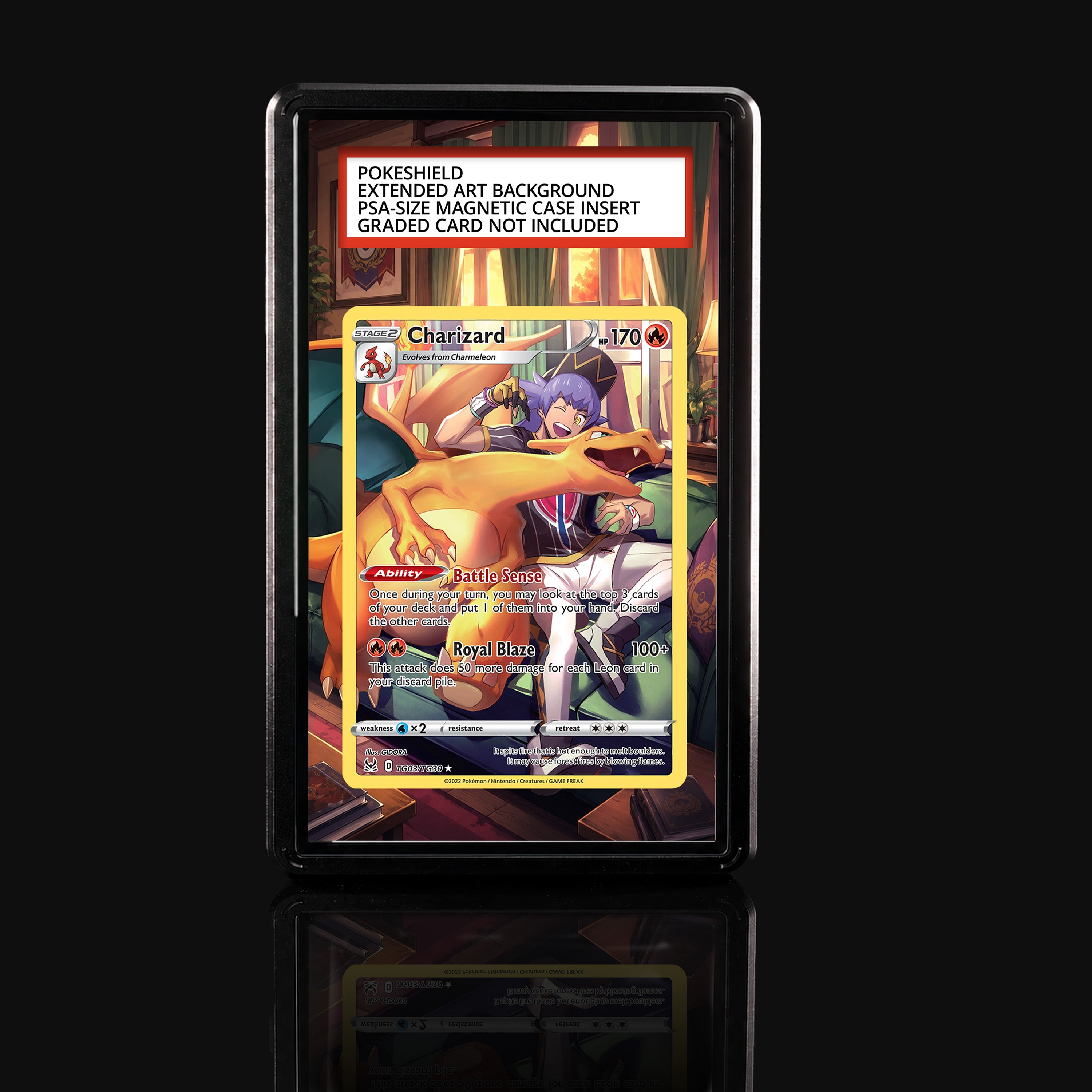 Charizard TG03 Extended Art Display