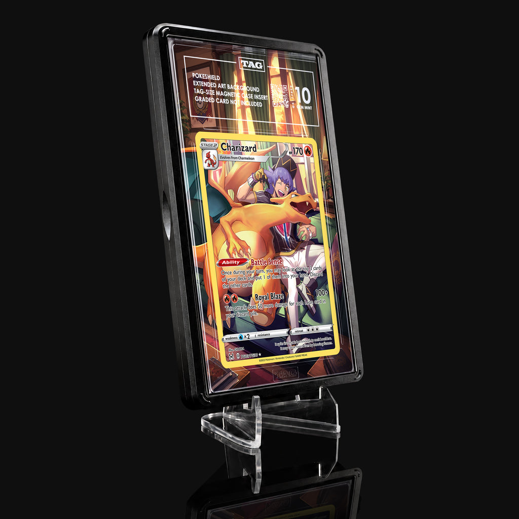 Charizard TG03 Extended Art Display