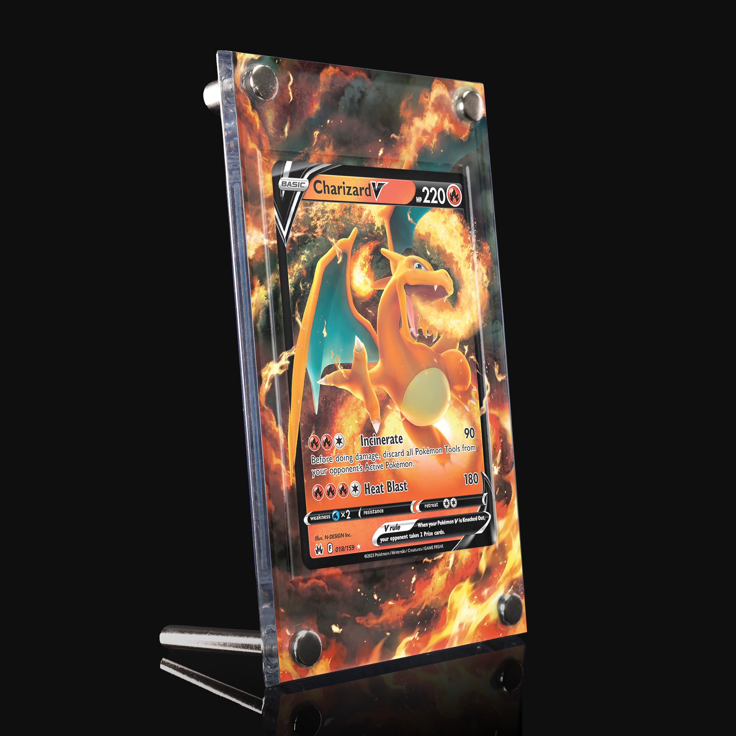 Charizard V 018 Extended Art Display