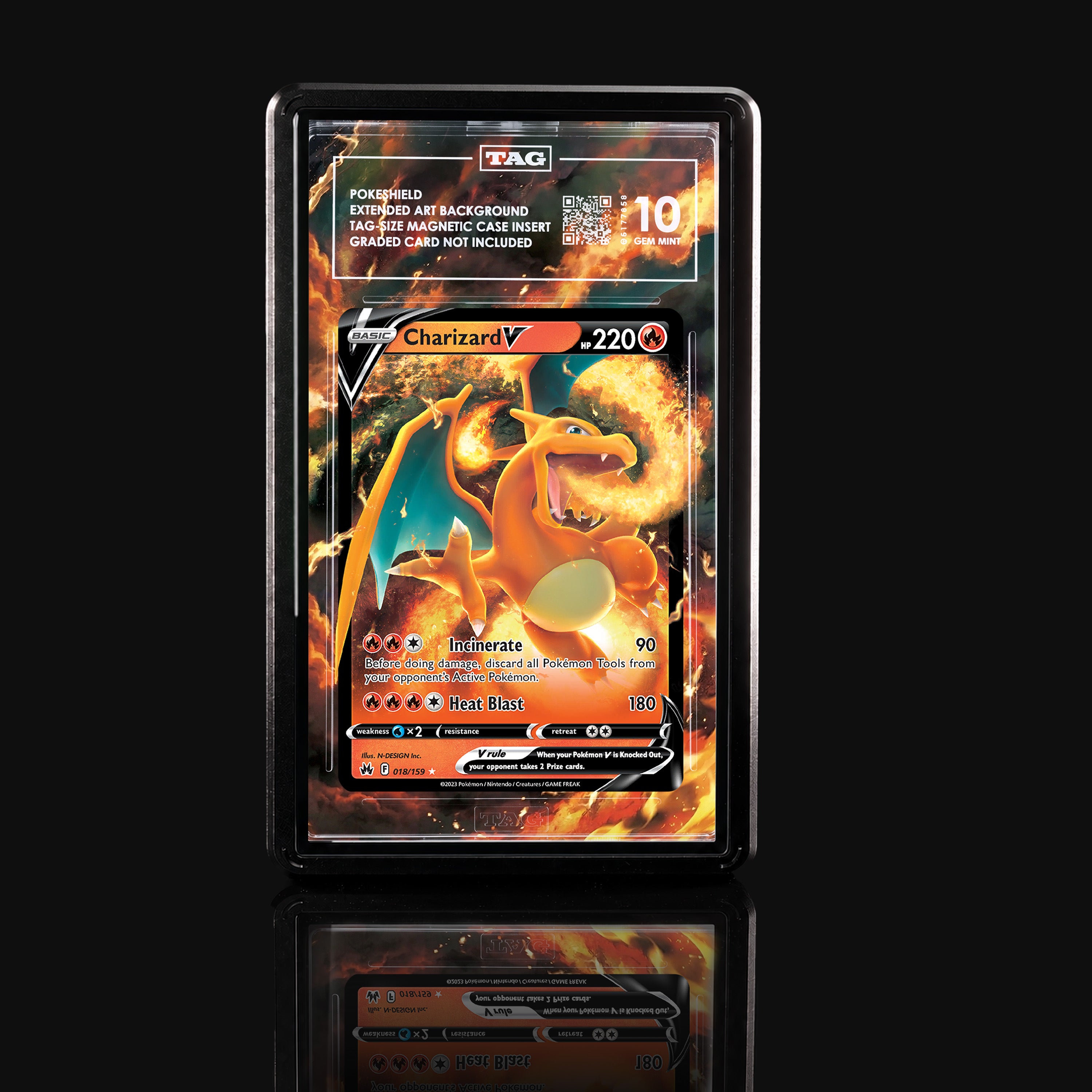 Charizard V 018 Extended Art Display