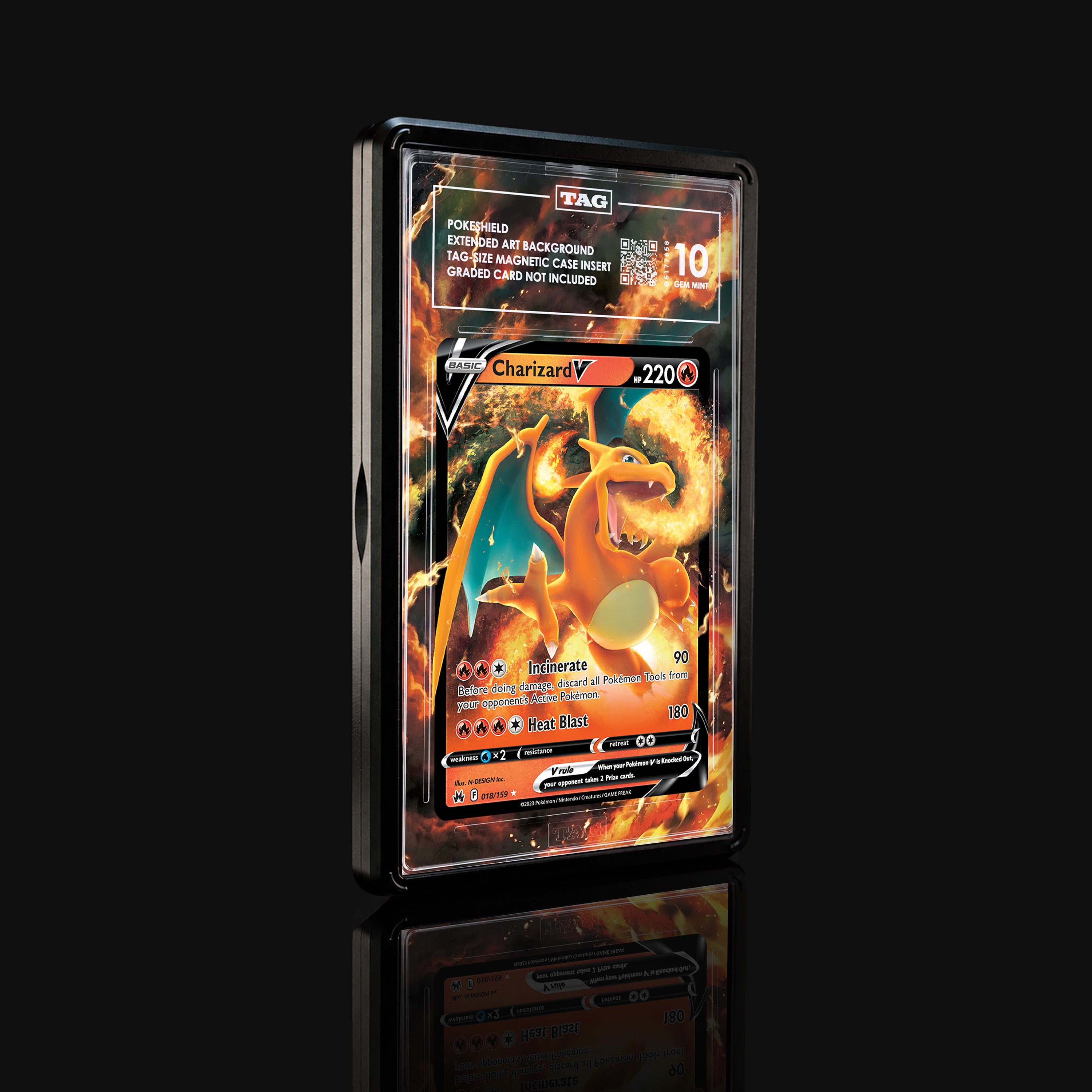Charizard V 018 Extended Art Display