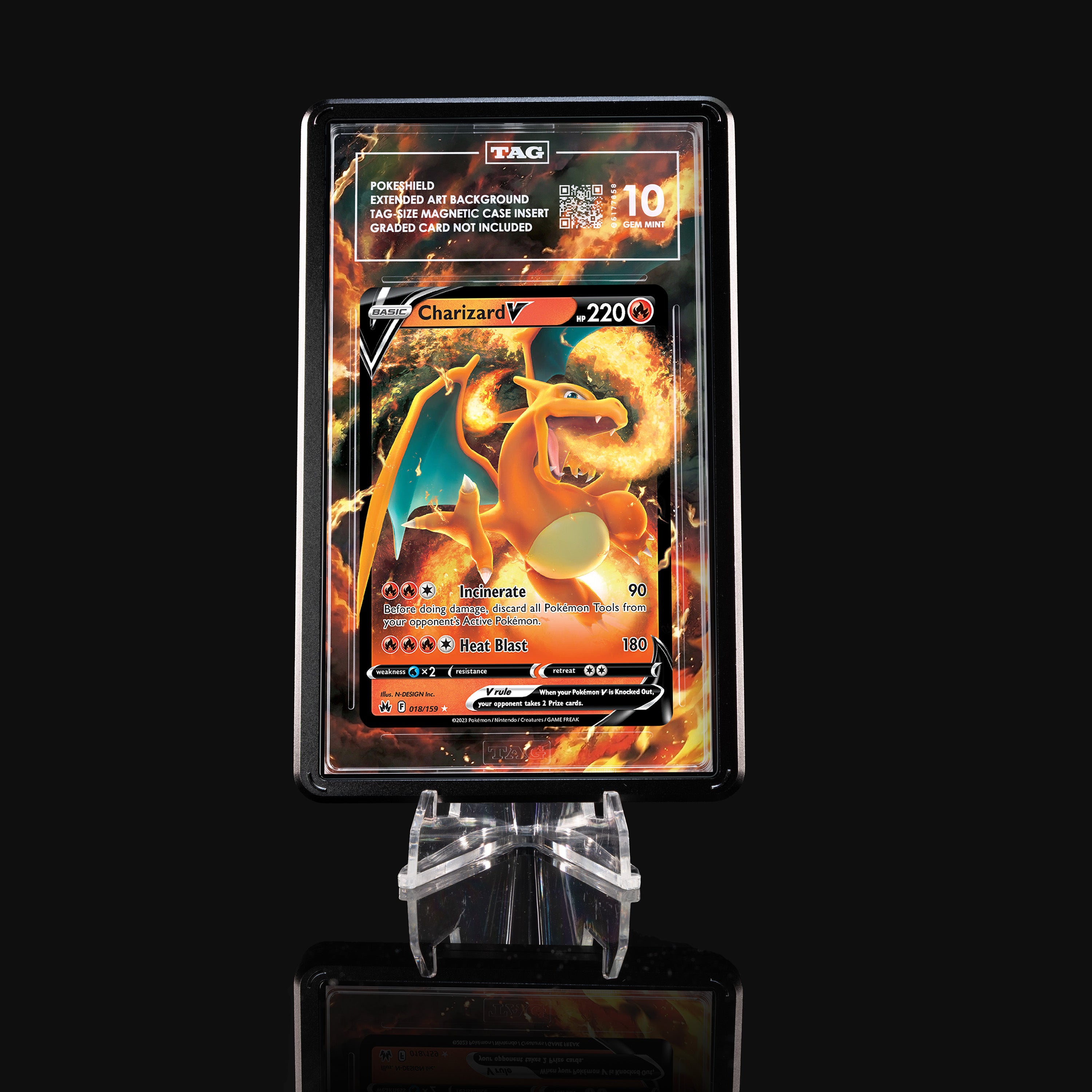 Charizard V 018 Extended Art Display