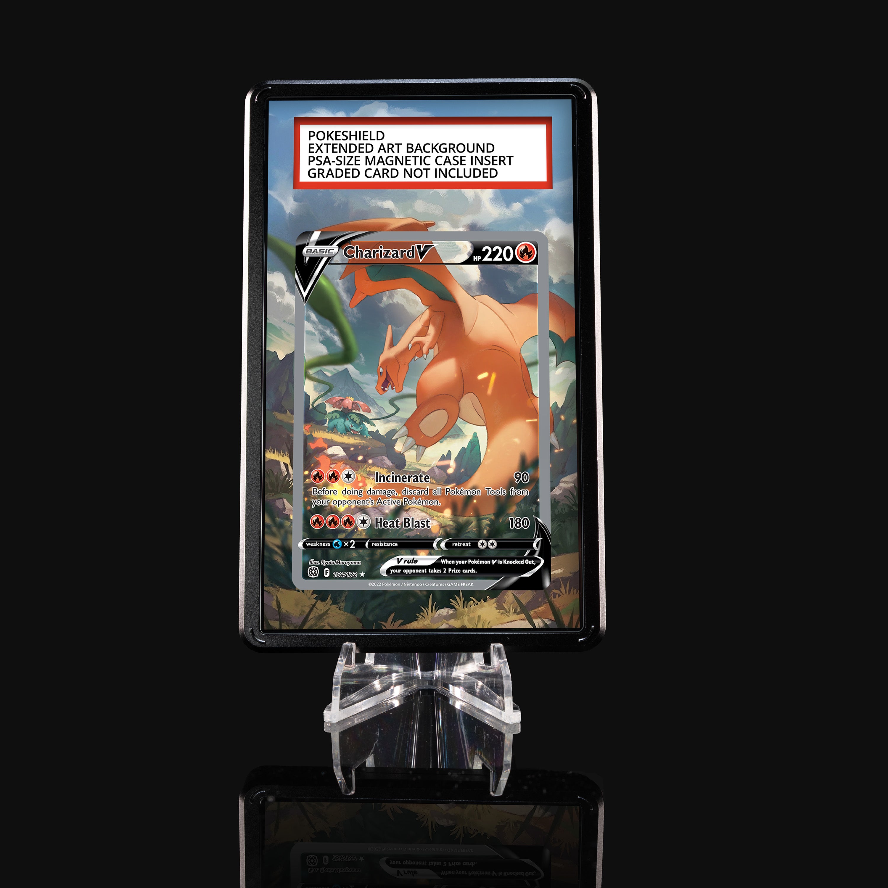 Charizard V 154 Extended Art Display
