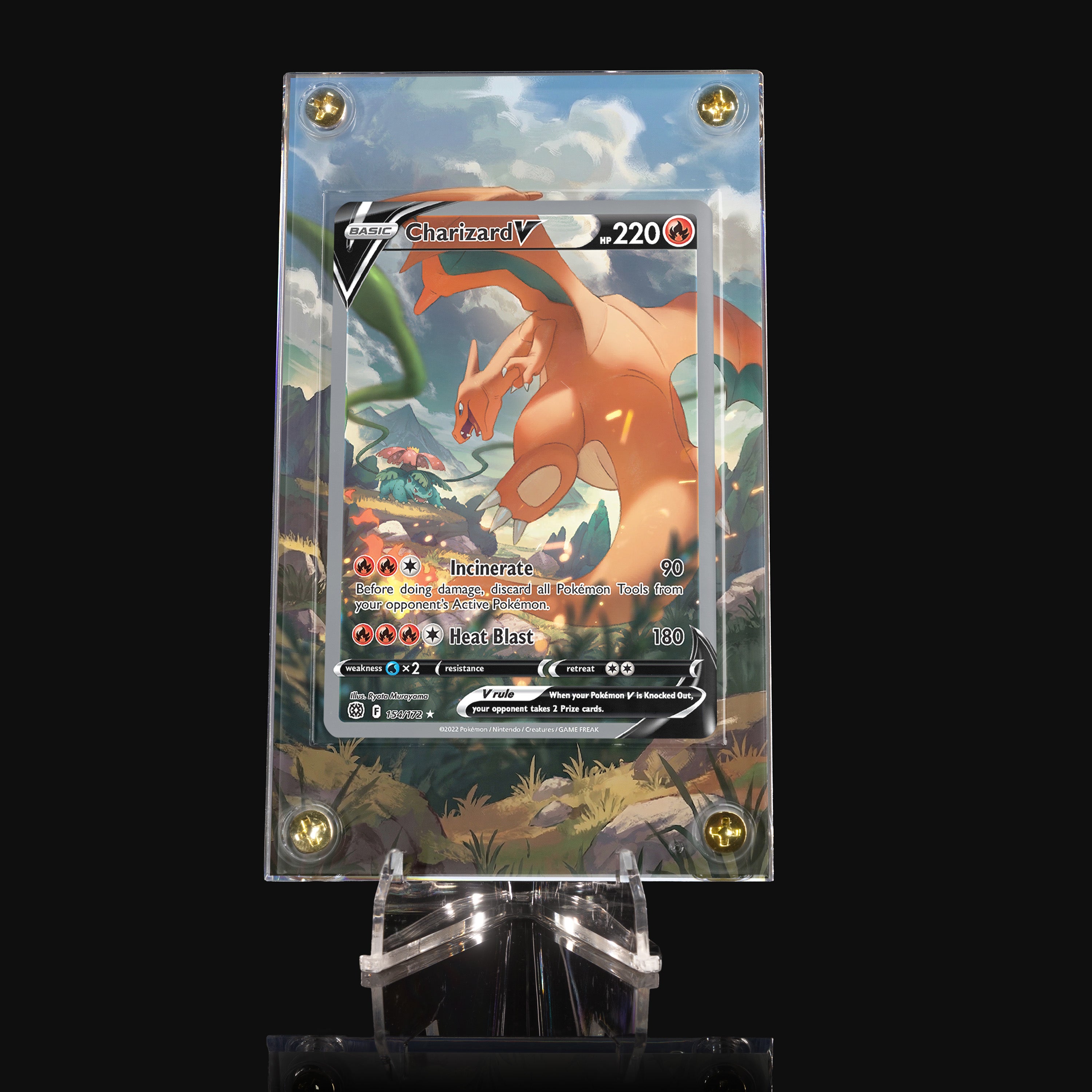 Charizard V 154 Extended Art Display