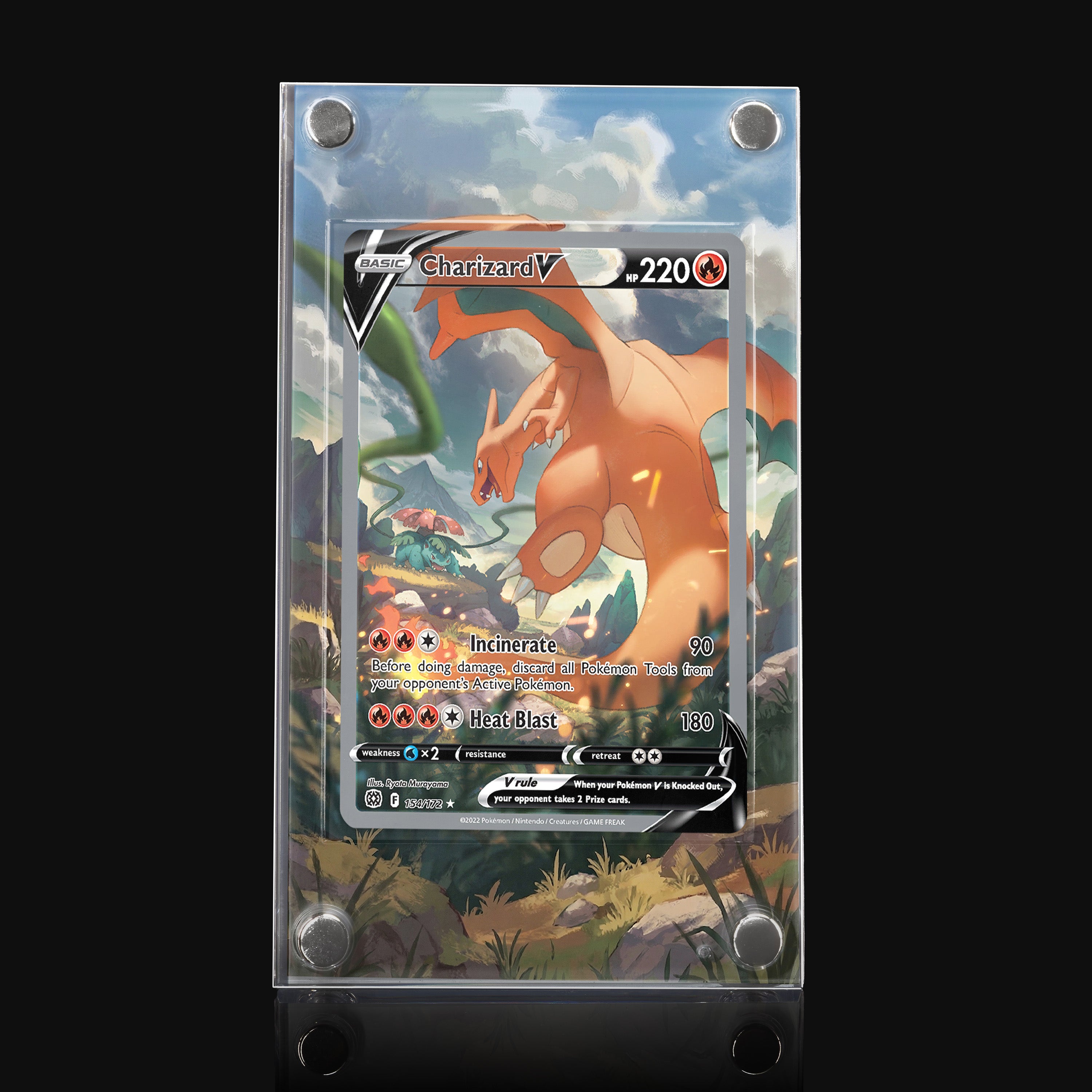 Charizard V 154 Extended Art Display