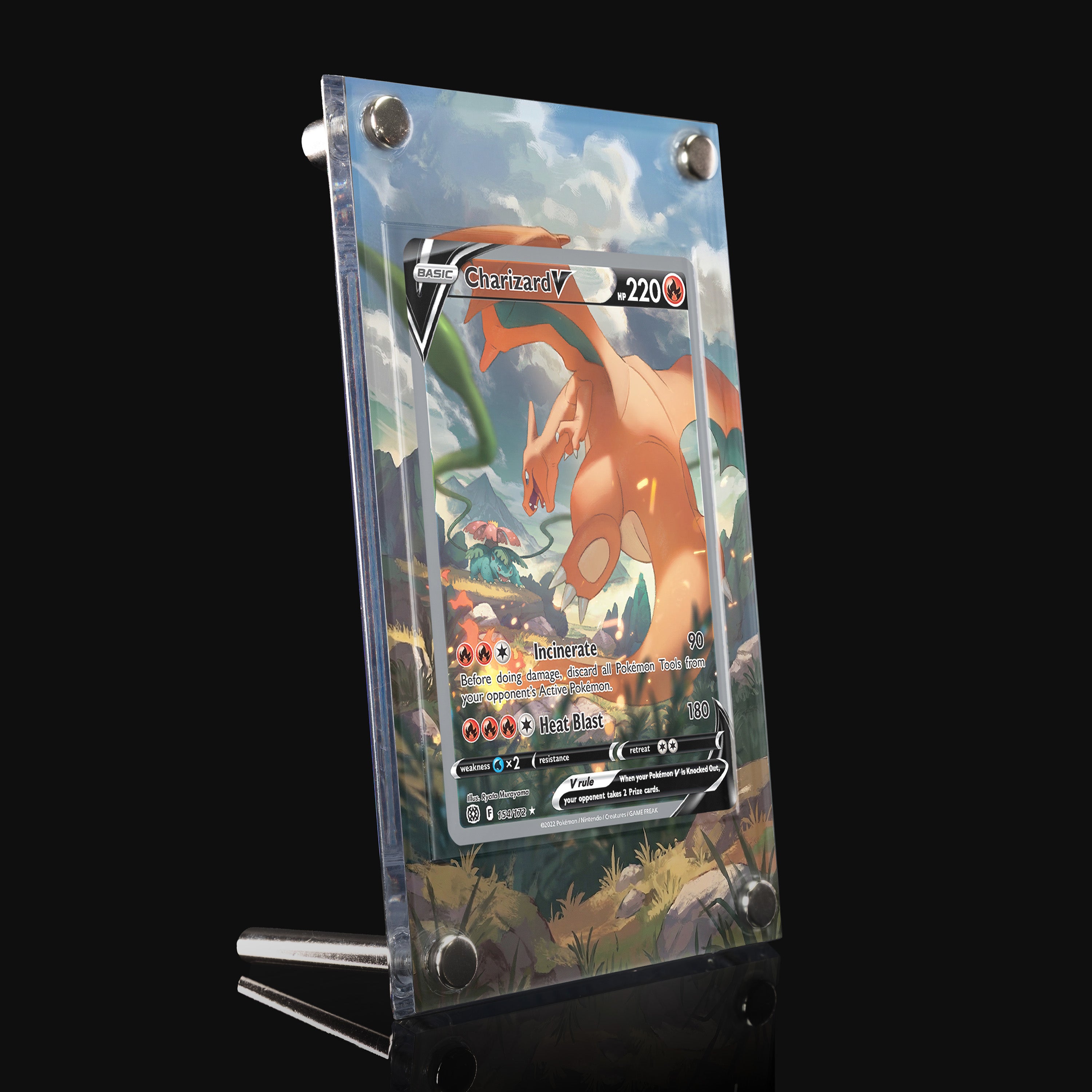 Charizard V 154 Extended Art Display