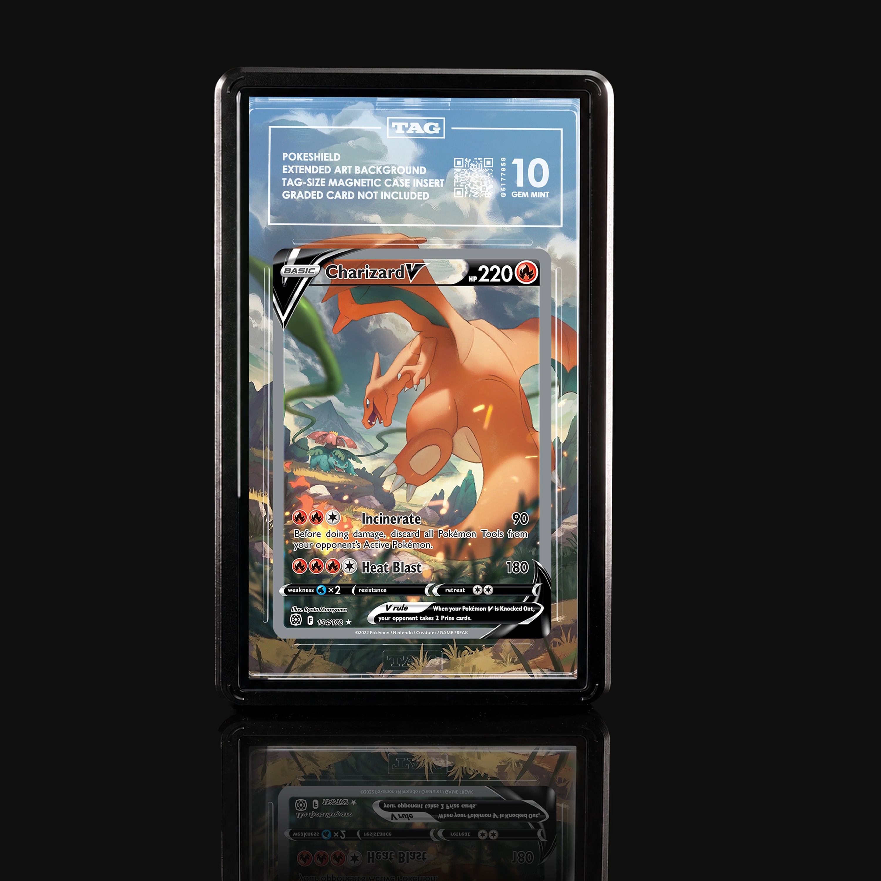 Charizard V 154 Extended Art Display