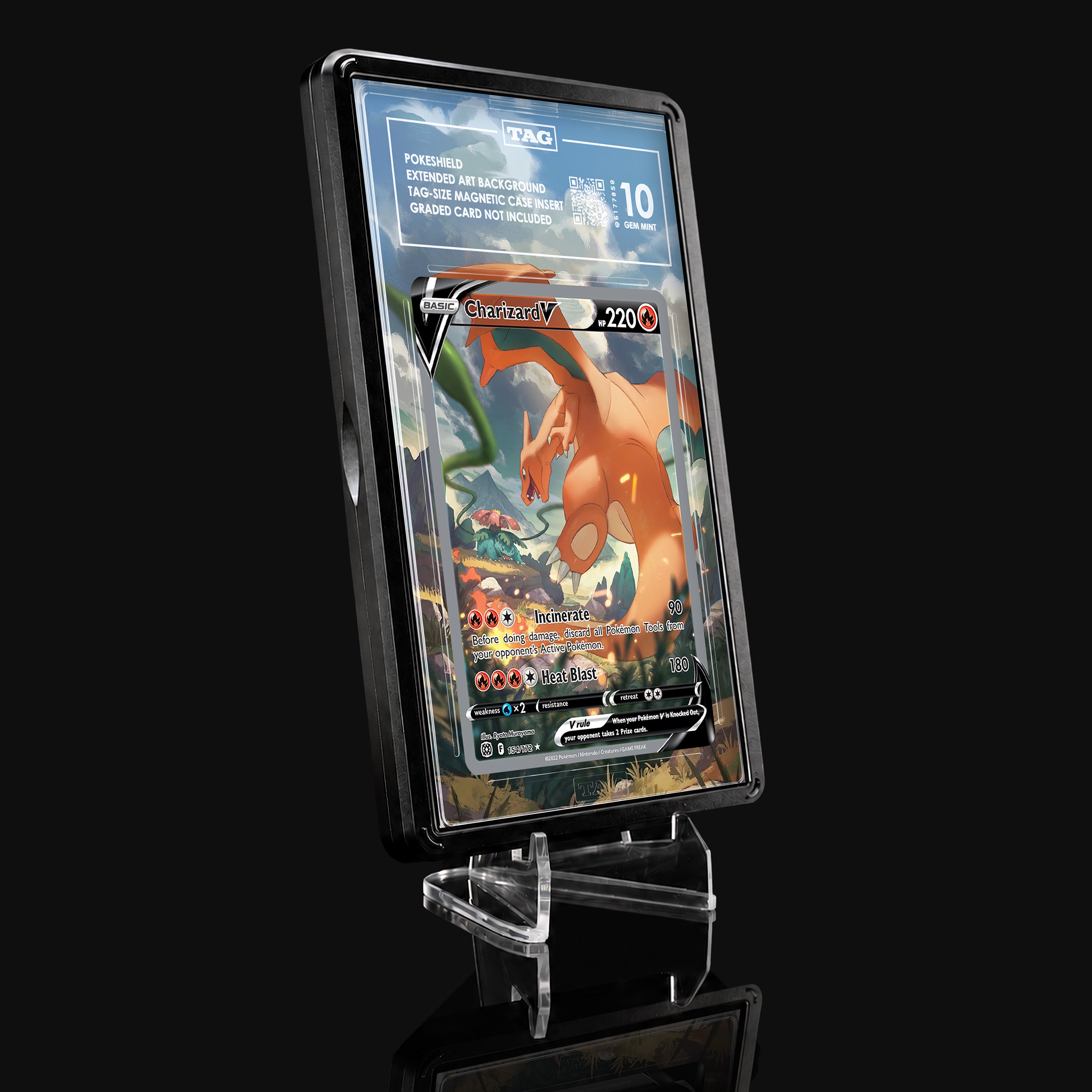 Charizard V 154 Extended Art Display