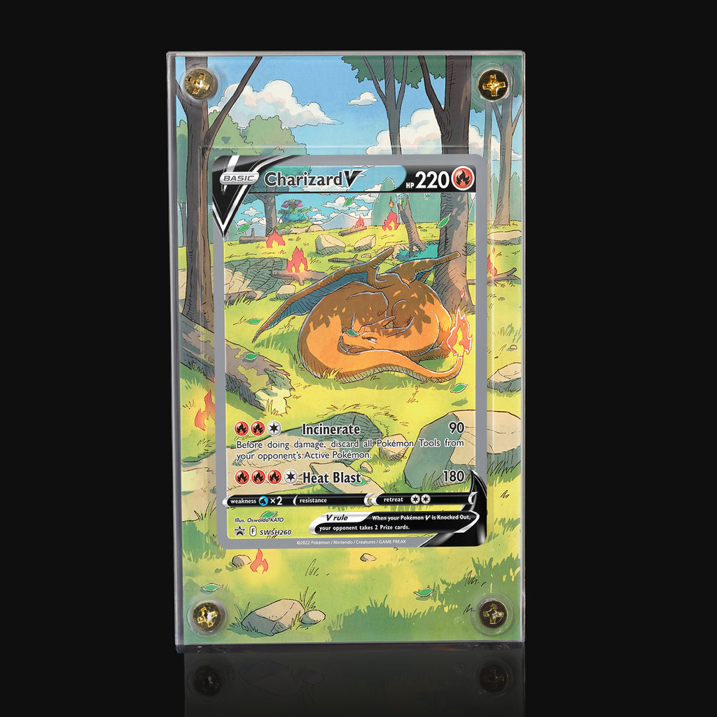 Charizard V SWSH260 Extended Art Display