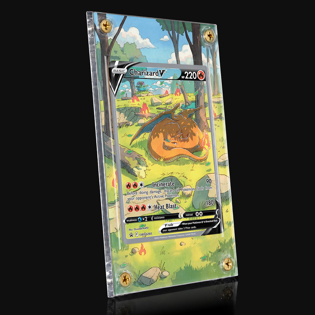 Charizard V SWSH260 Extended Art Display