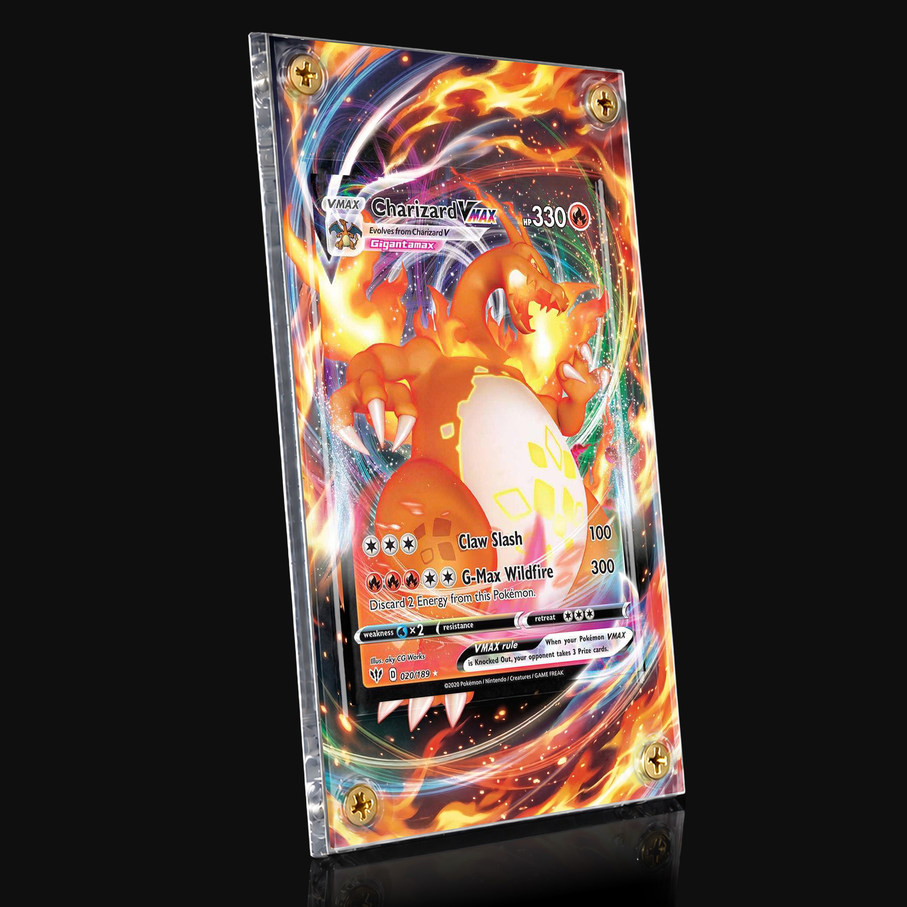 Charizard VMAX 020 Extended Art Display