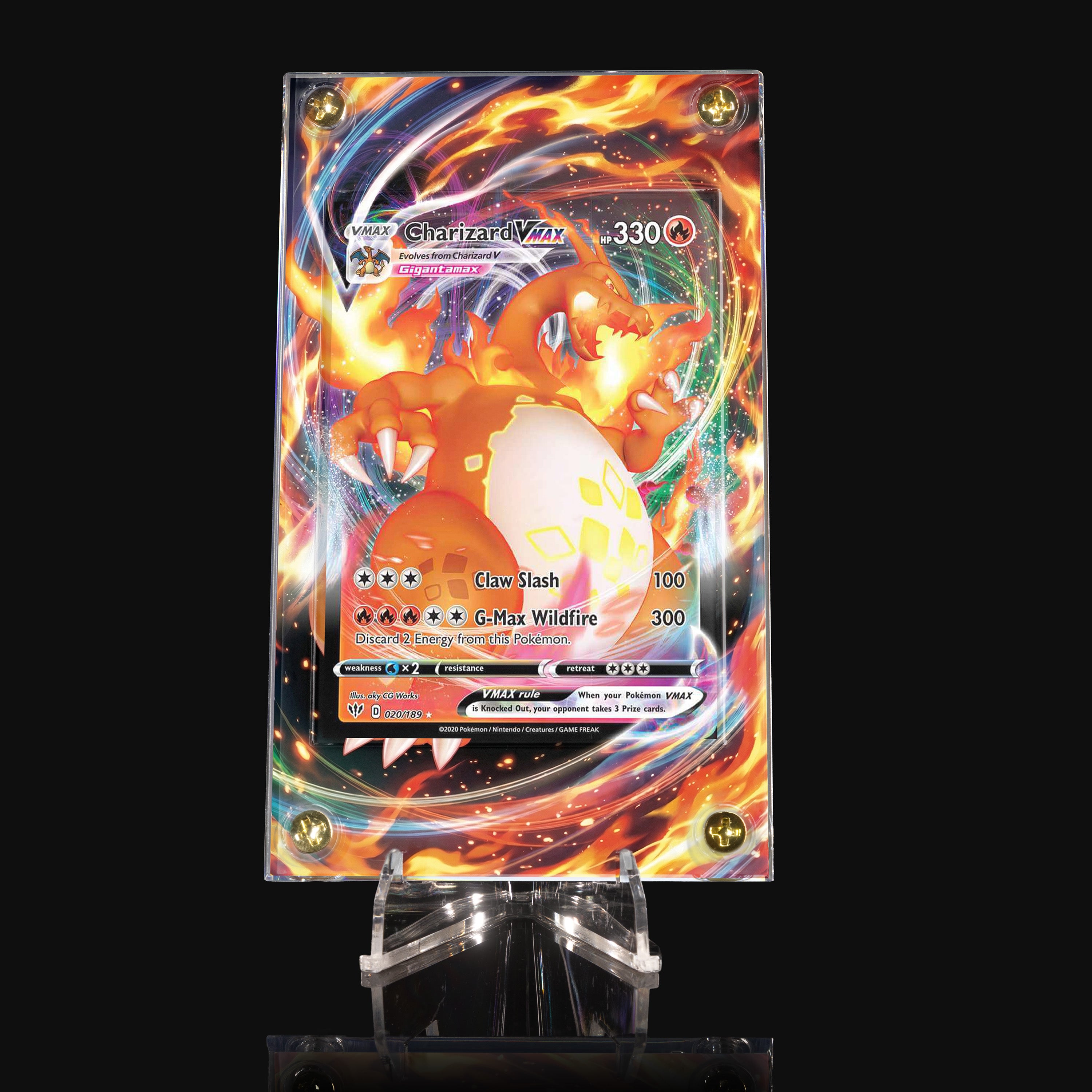 Charizard VMAX 020 Extended Art Display