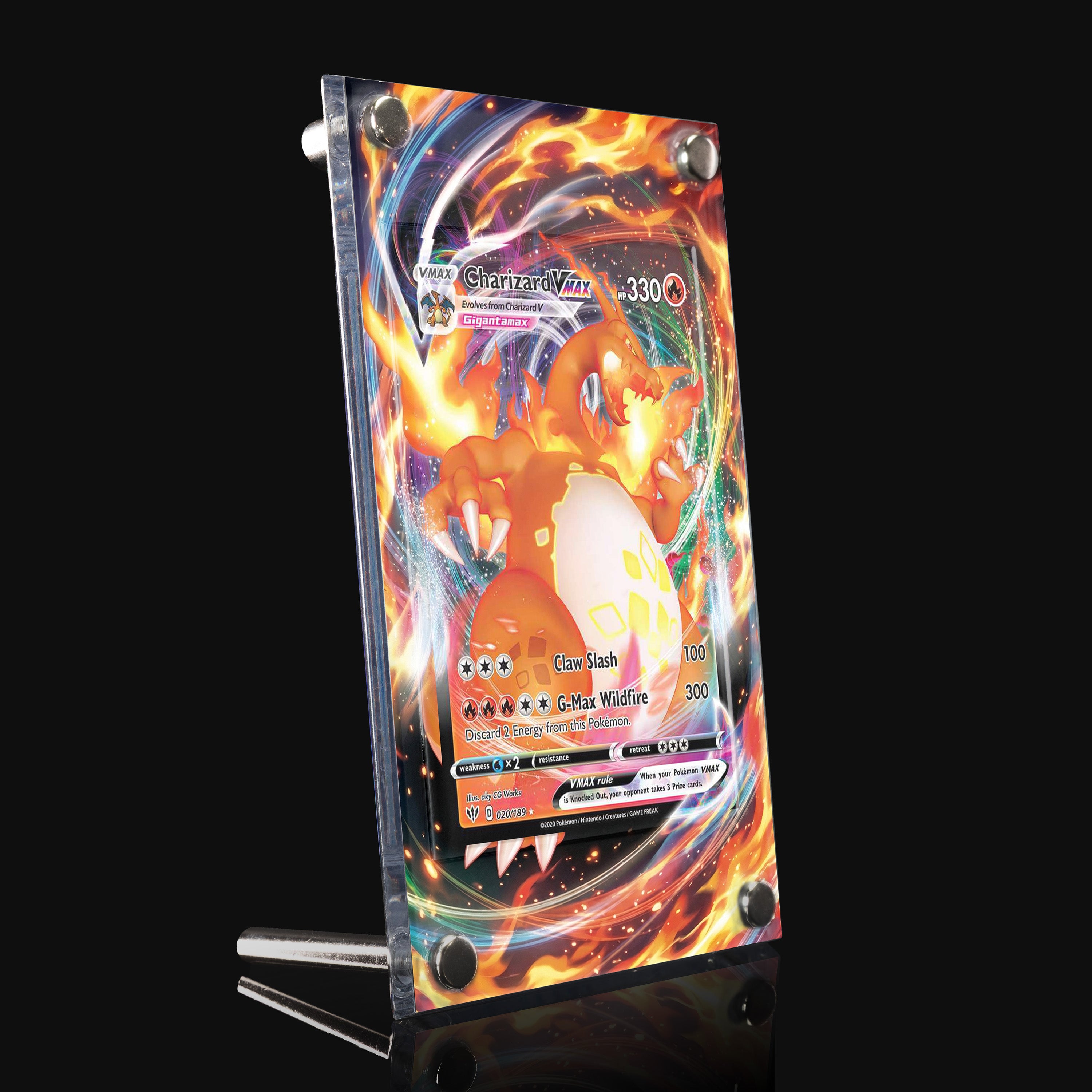 Charizard VMAX 020 Extended Art Display