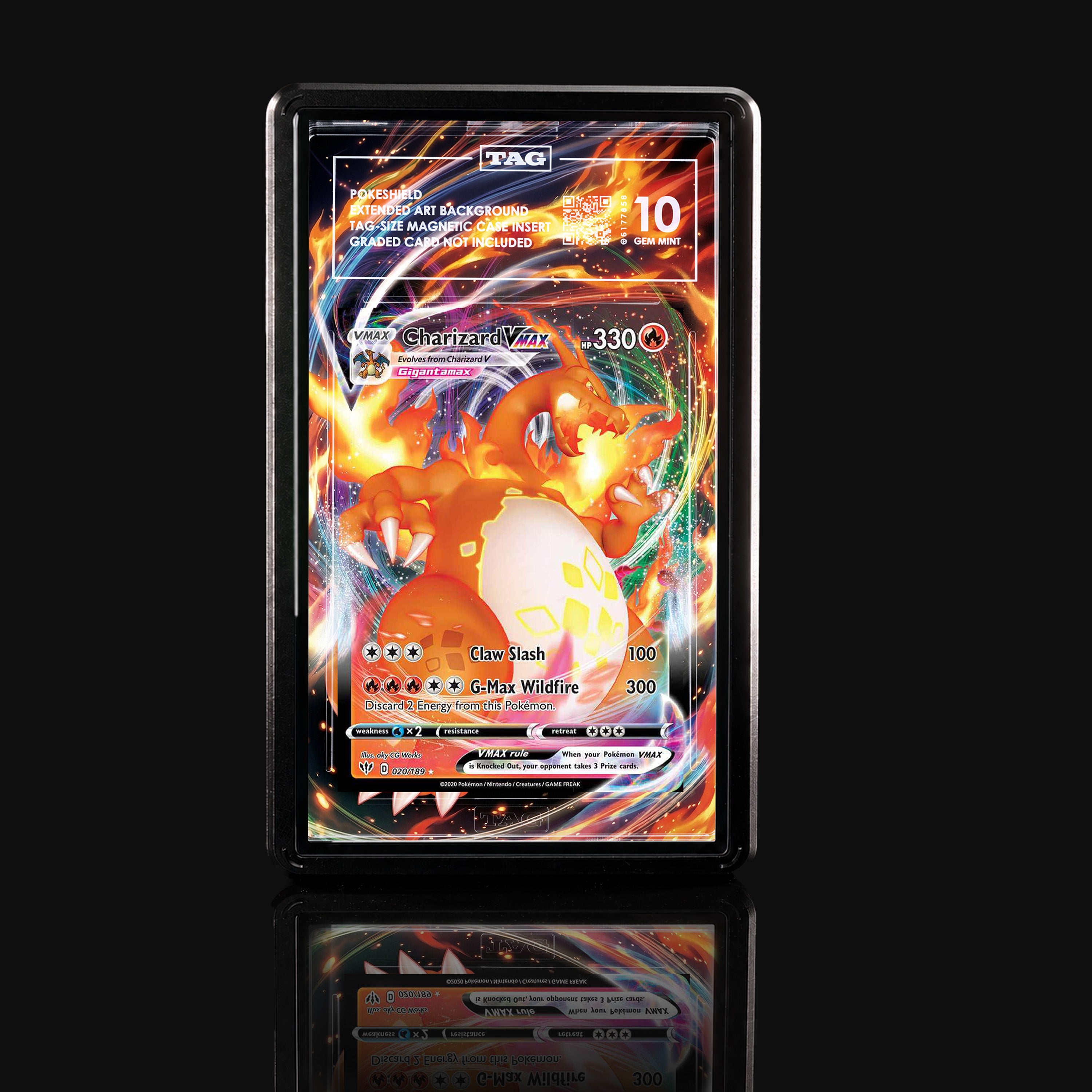 Charizard VMAX 020 Extended Art Display