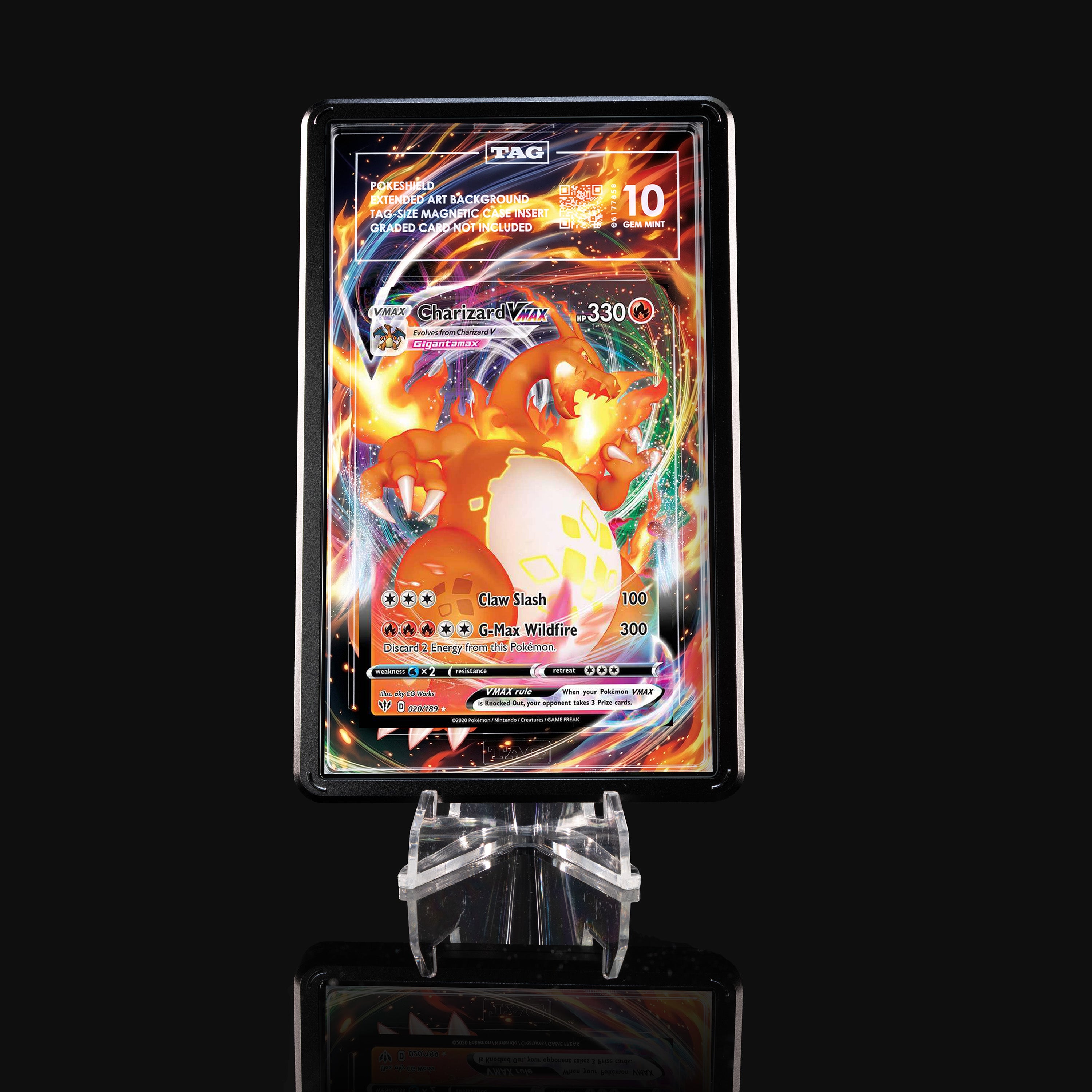 Charizard VMAX 020 Extended Art Display