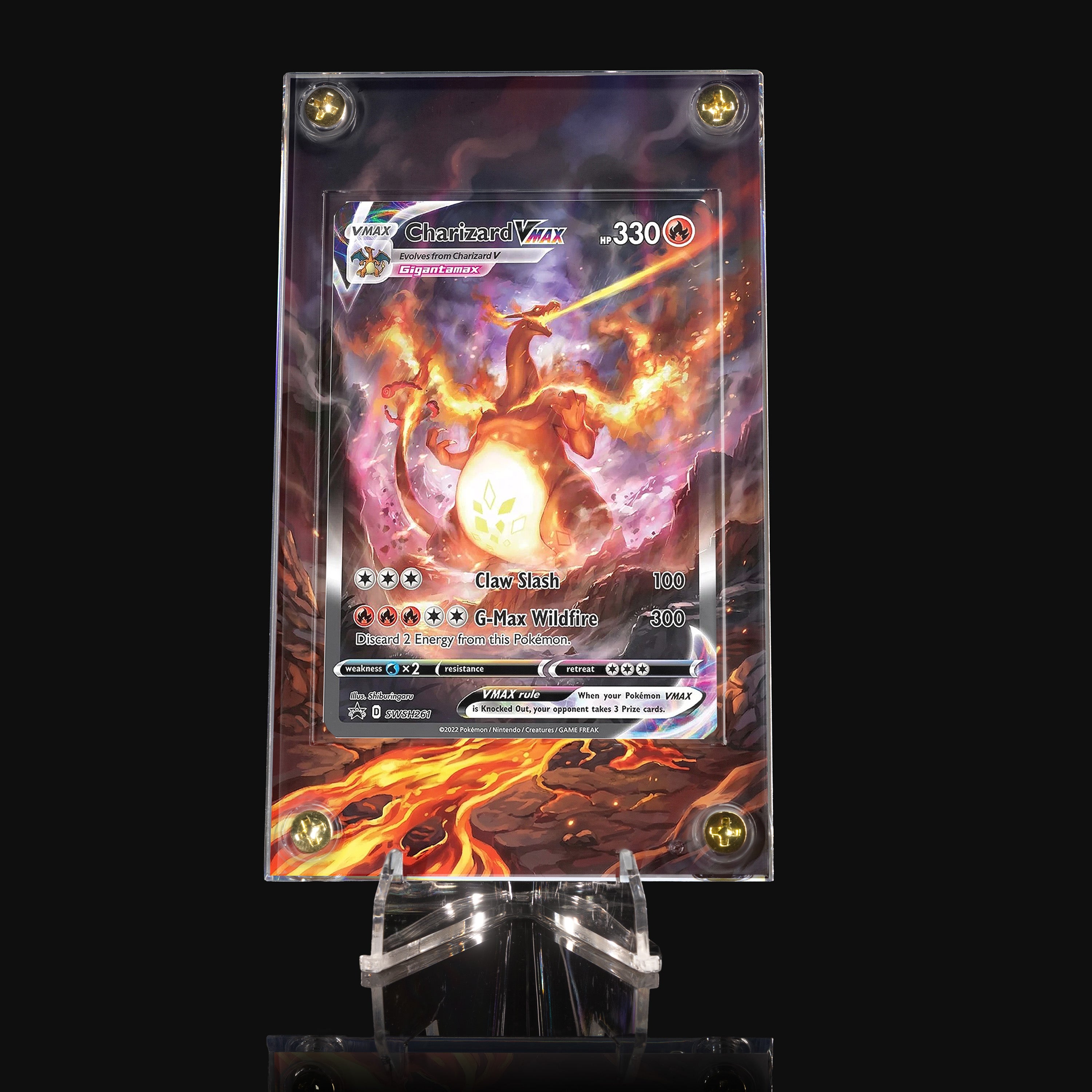Charizard VMAX SWSH261 Extended Art Display
