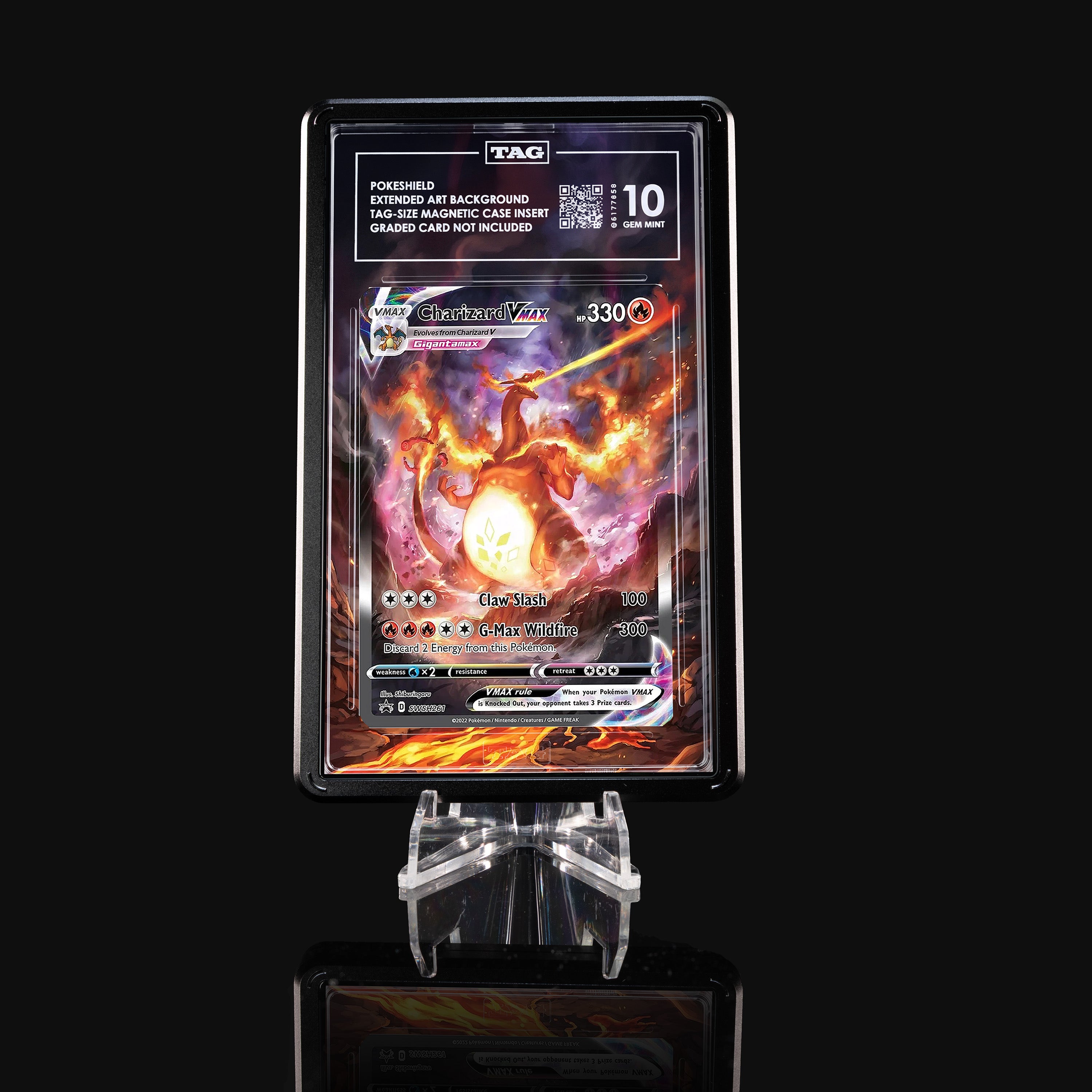 Charizard VMAX SWSH261 Extended Art Display
