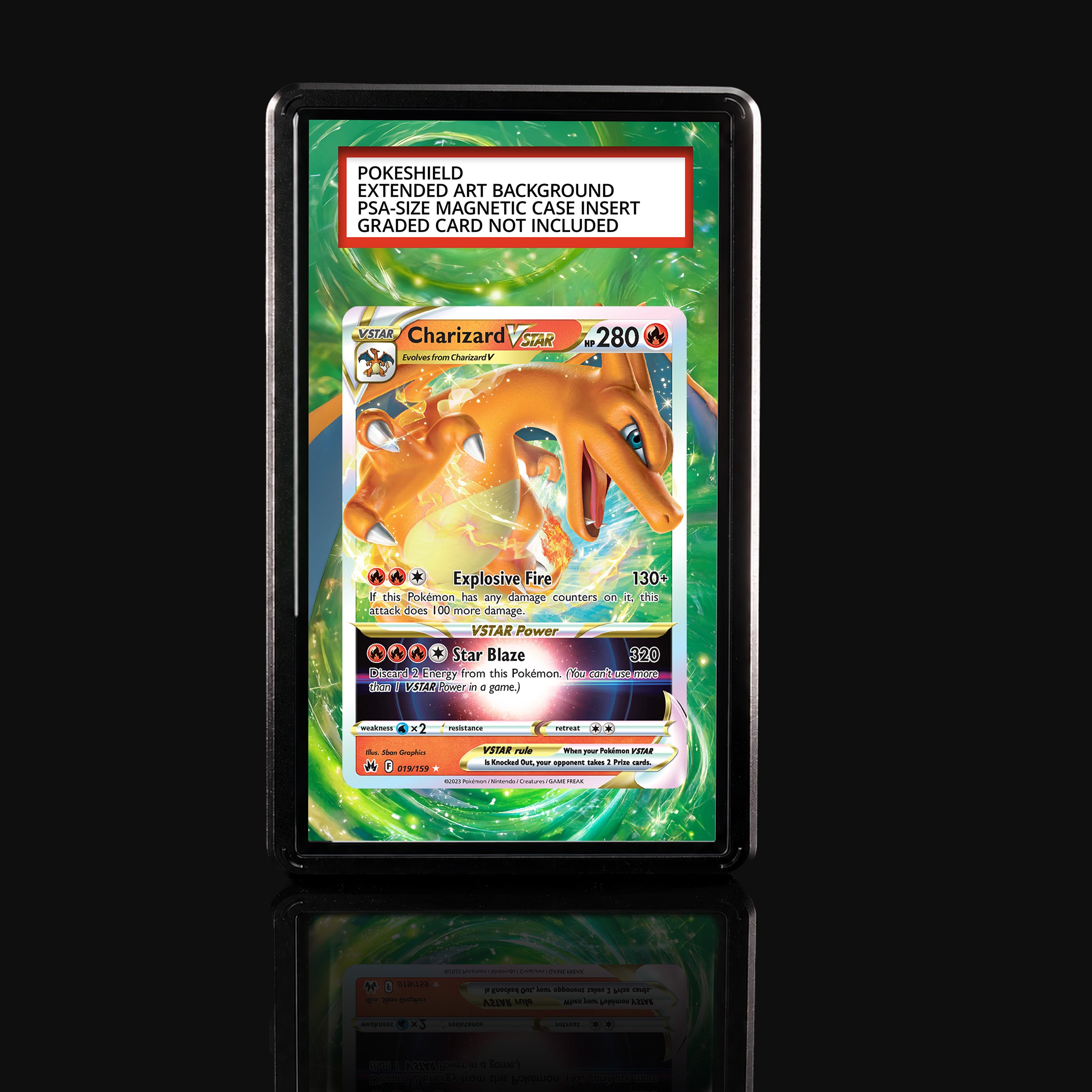 Charizard VSTAR 019 Extended Art Display