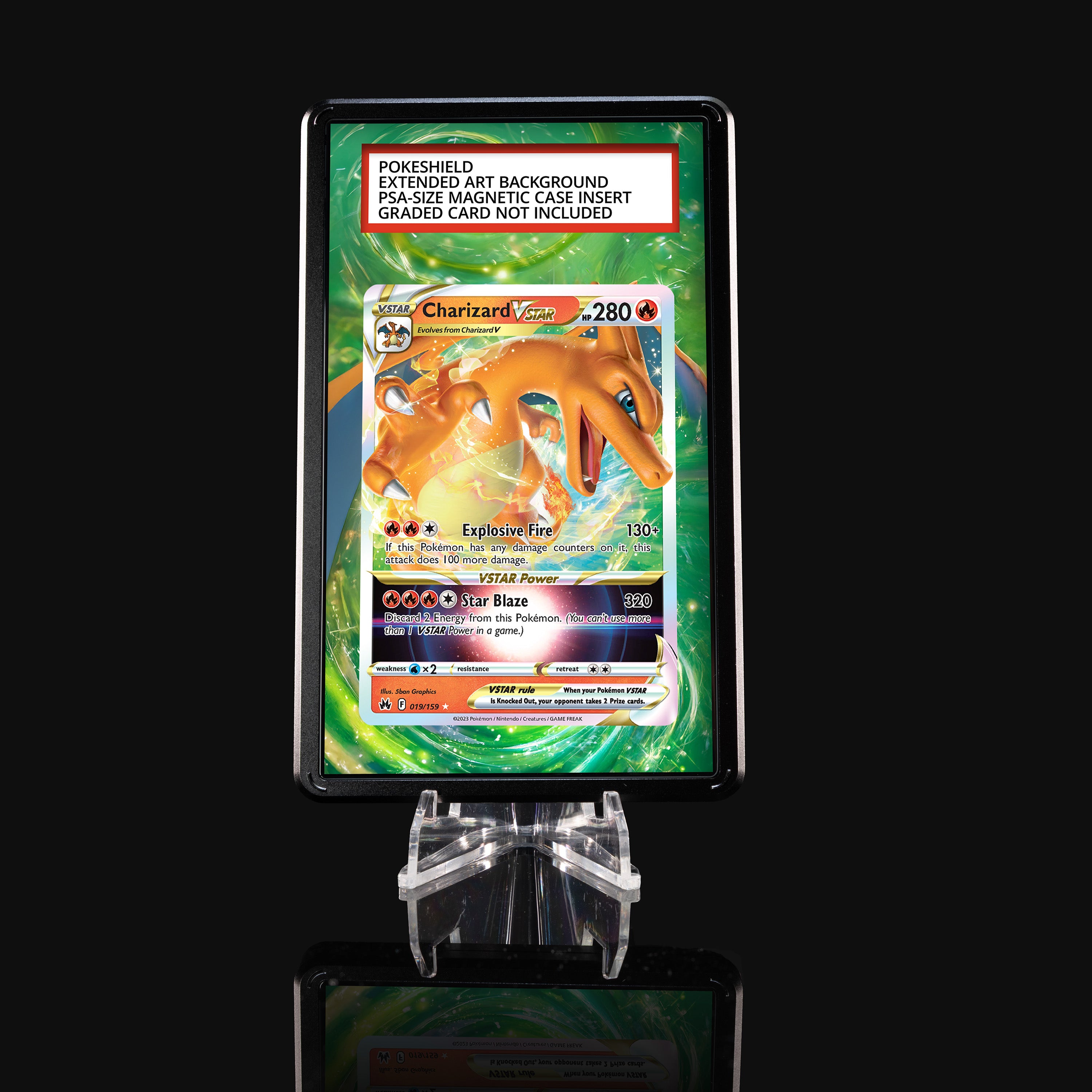 Charizard VSTAR 019 Extended Art Display