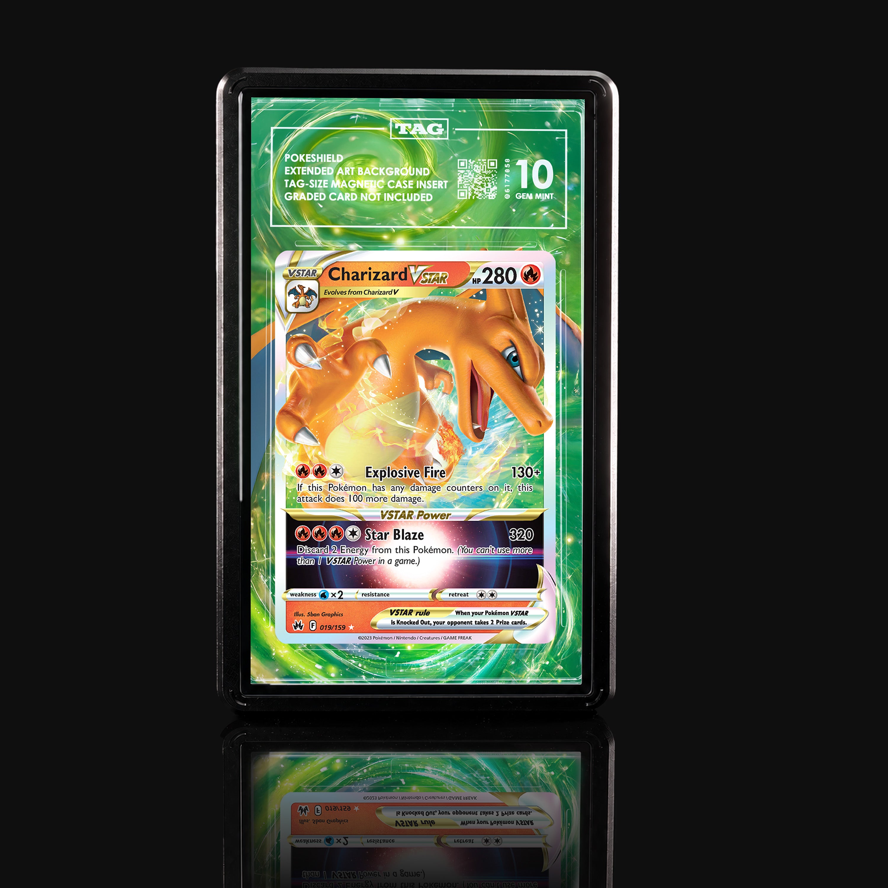 Charizard VSTAR 019 Extended Art Display
