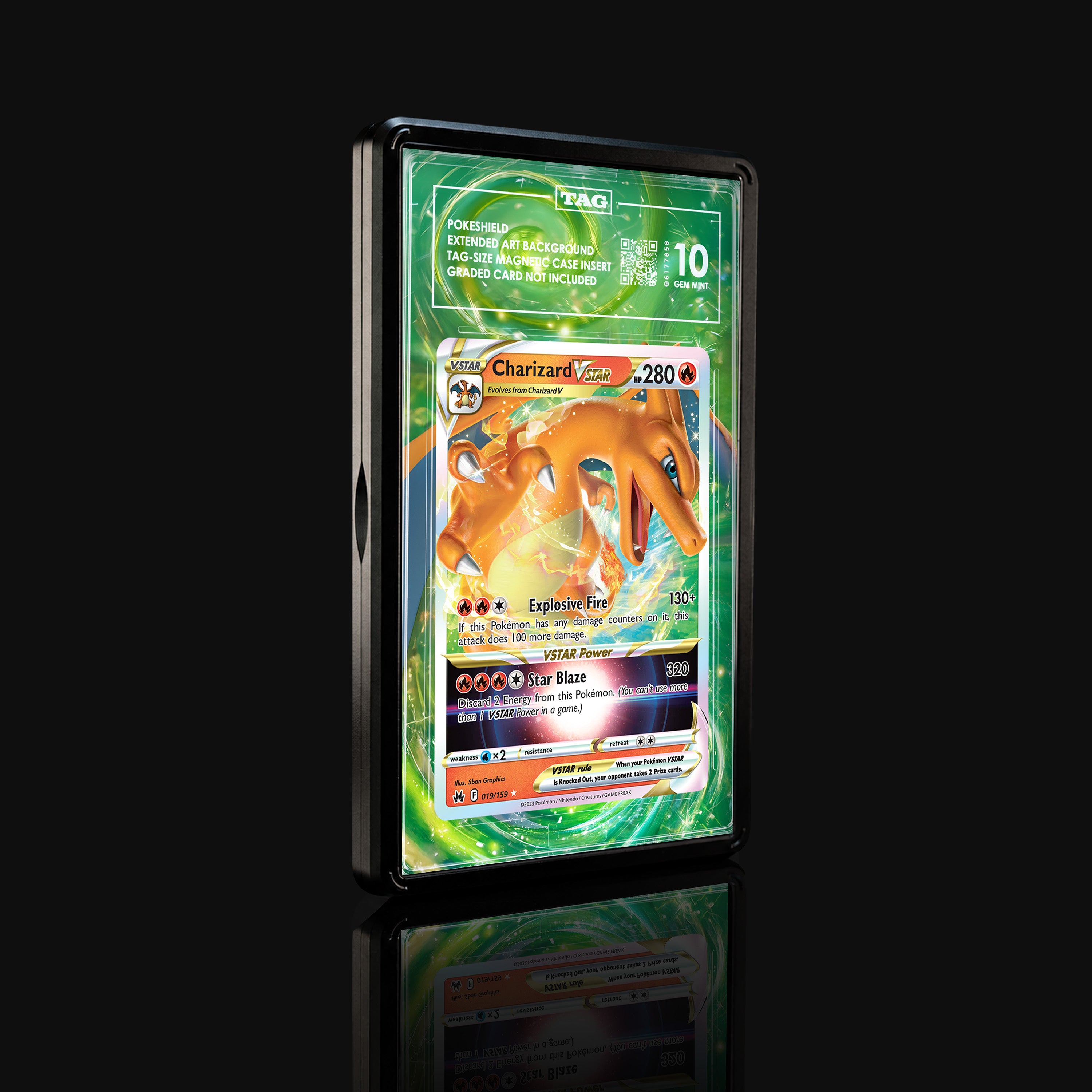 Charizard VSTAR 019 Extended Art Display