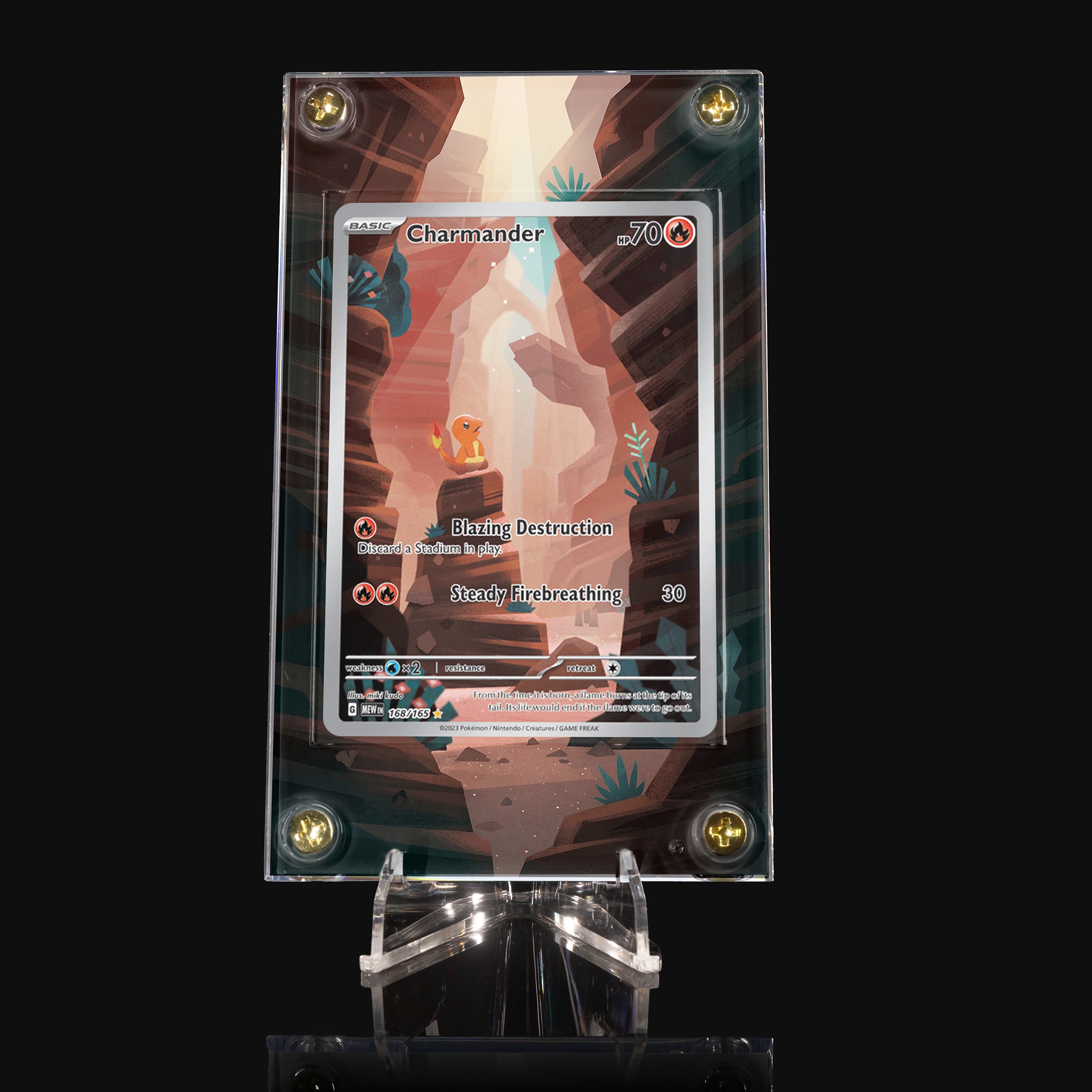 Charmander 168 Extended Art Display