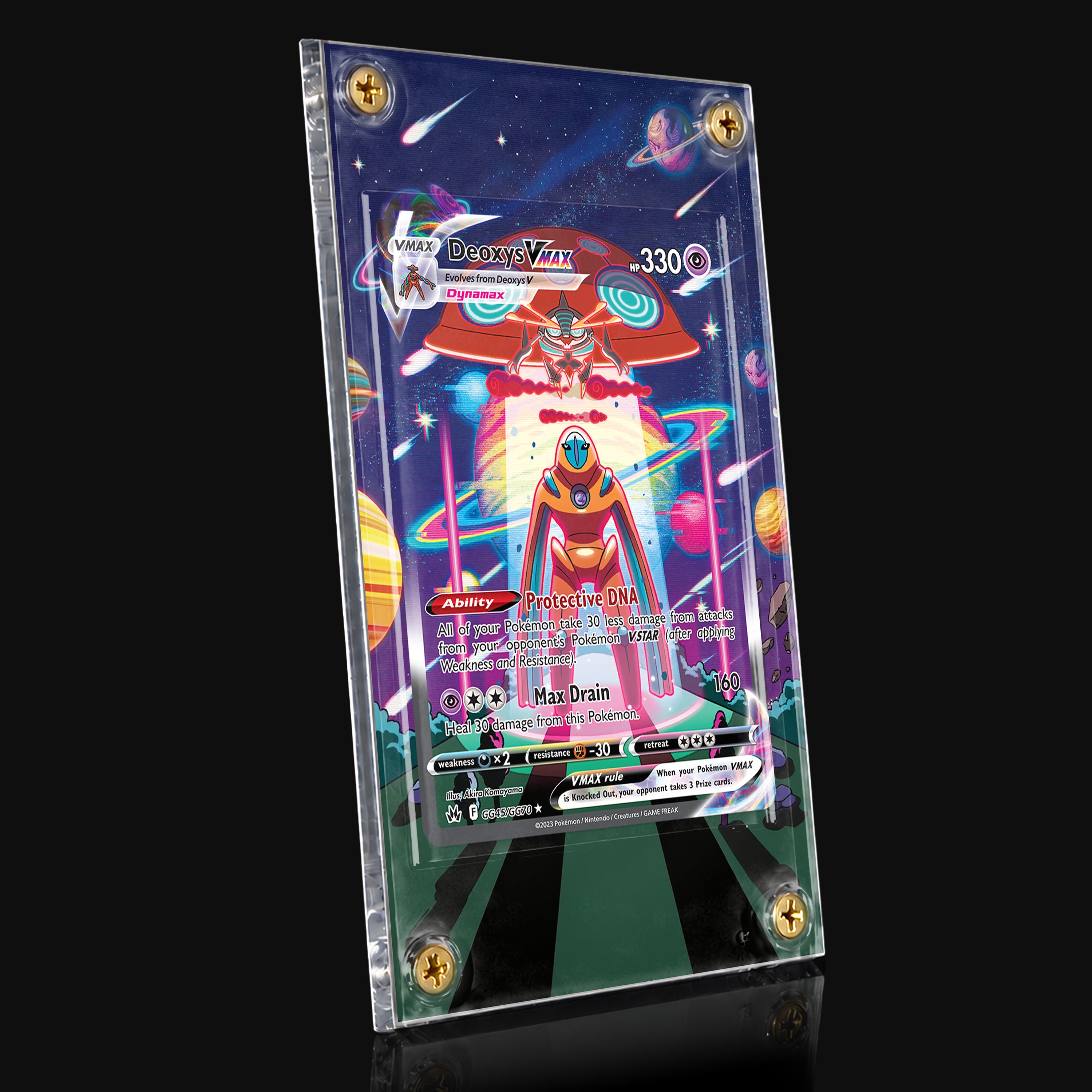 Deoxys VMAX GG45 Extended Art Display
