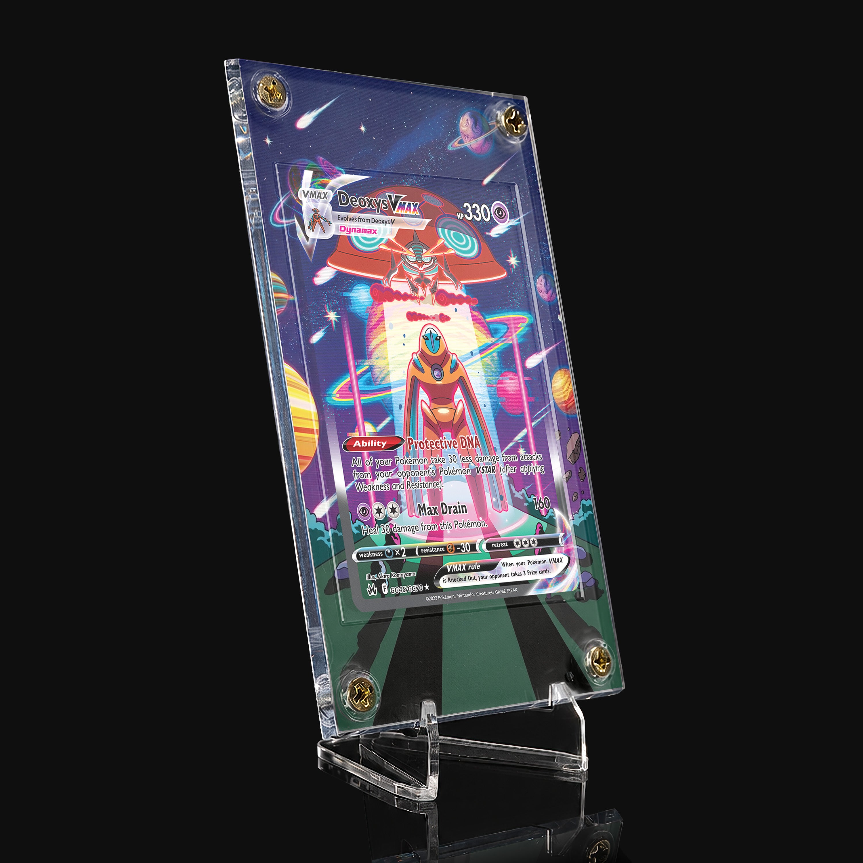 Deoxys VMAX GG45 Extended Art Display