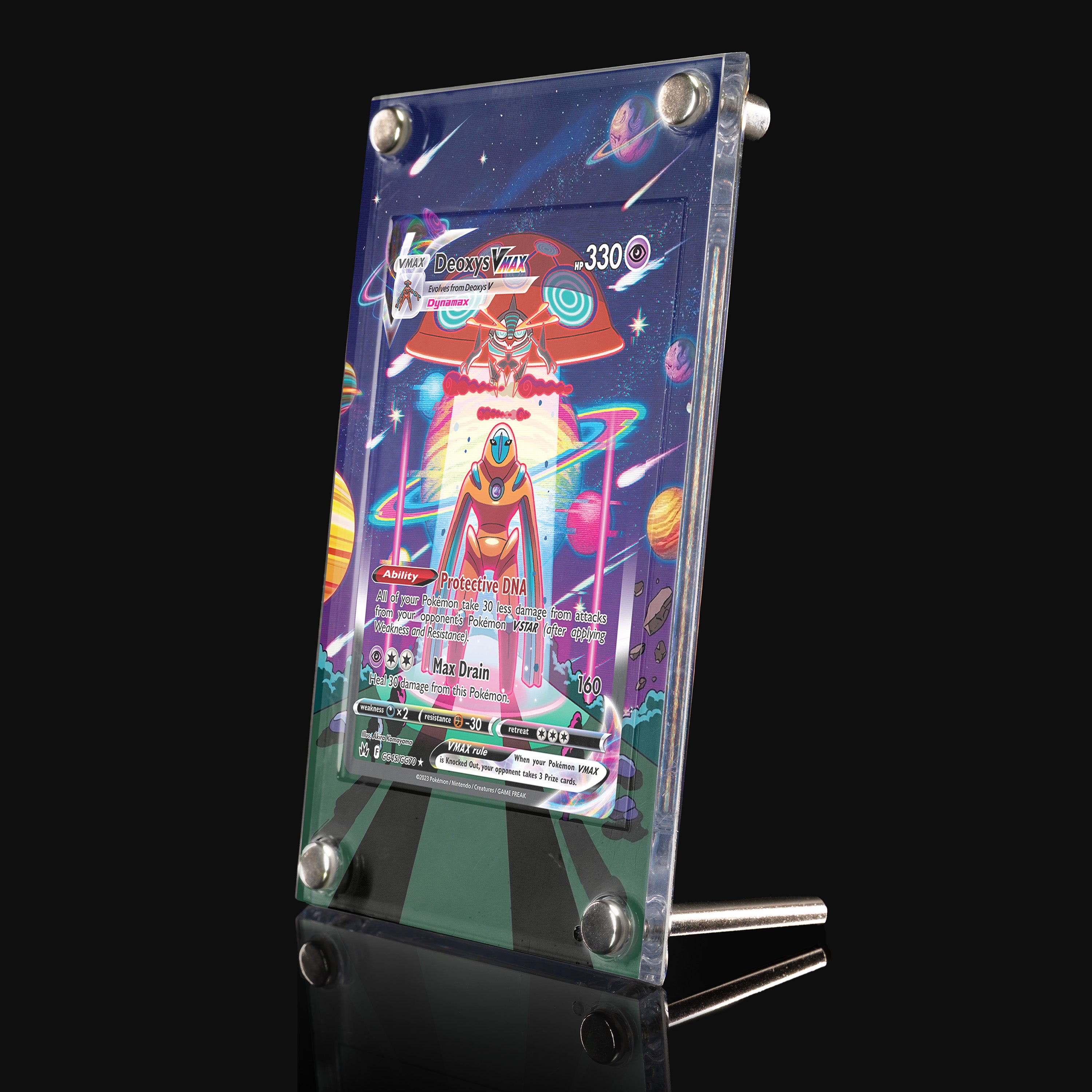 Deoxys VMAX GG45 Extended Art Display